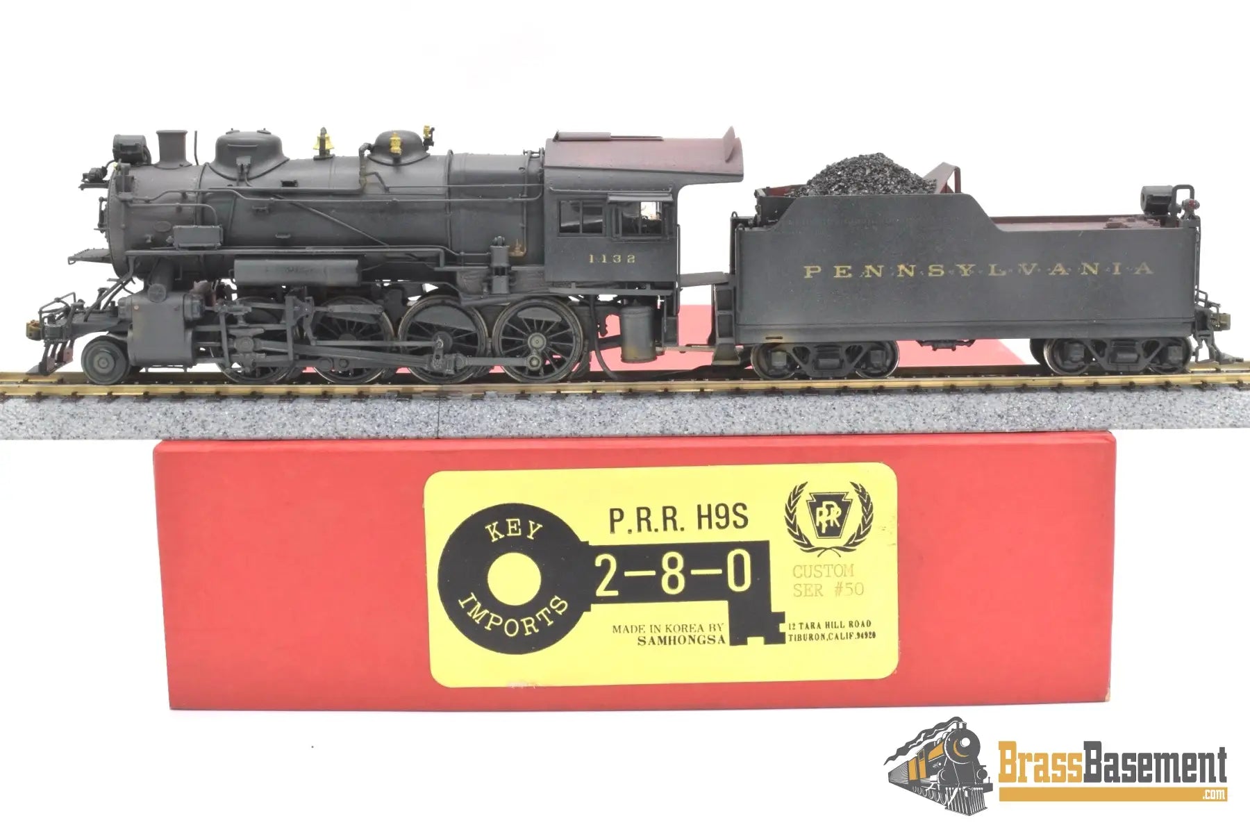 Model Power HO #6551 Pennsylvania Steam Locomotive 2-8-0 buy Consolidation NEW w BOX