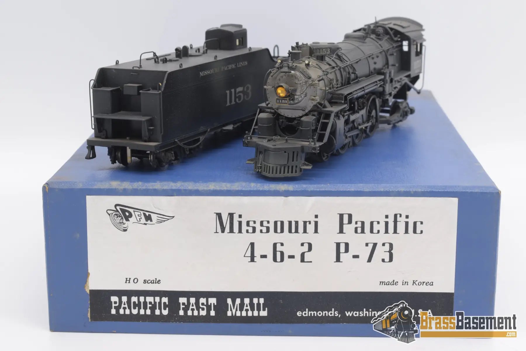 HO Brass - PFM Missouri Pacific P-73 Pacific 4-6-2 - Painted