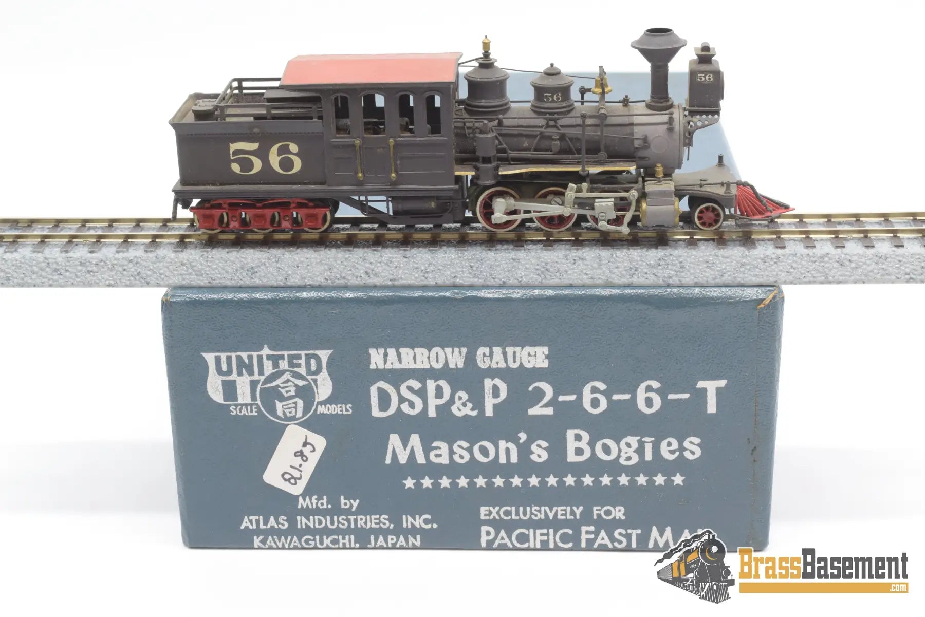 HOn3 Brass - PFM DSP&P Mason Bogie 2-6-6t - AS-IS See Description