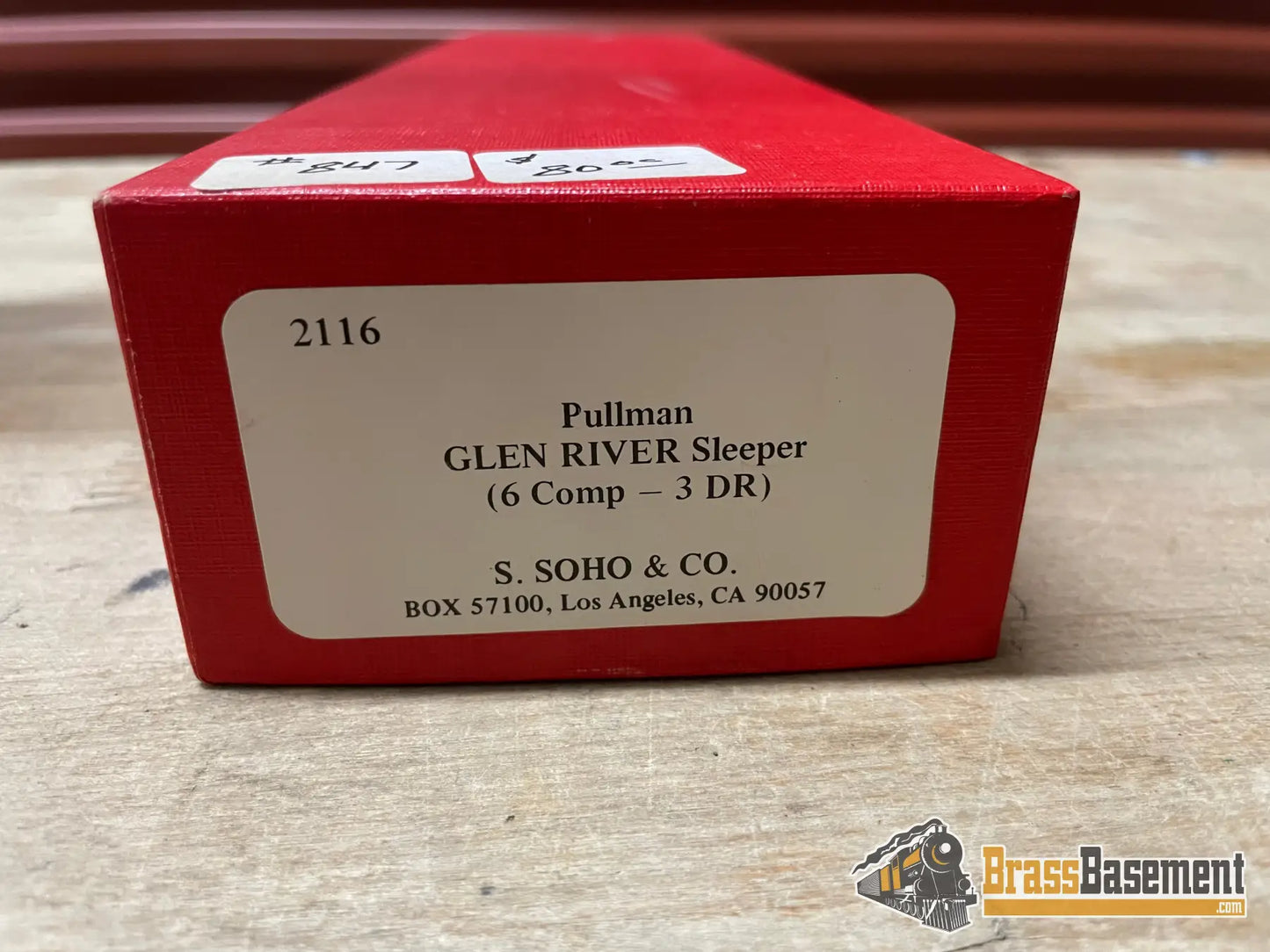 Budget Brass - Ho Soho Pullman 6 - 3 Sleeper ‘Glen River’ Unpainted Passenger