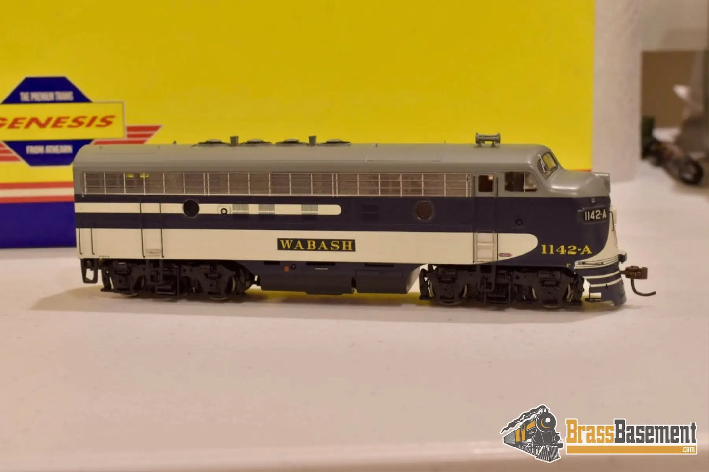 Athearn Genesis G16703B Wabash F-7B Freight #1142-A Model Train