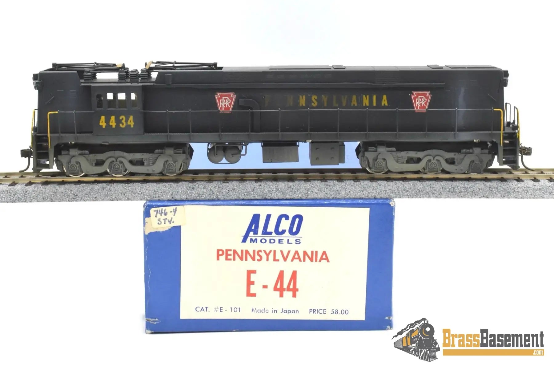 HO Brass - Alco Models E-101 PRR Pennsylvania Railroad E-44 #4434 Elec ...