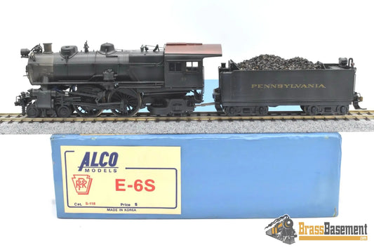 Ho Brass - Alco Models Pennsylvania Rr Prr E-6S 4-4-2 #51 Nice C/P & Weathered Steam