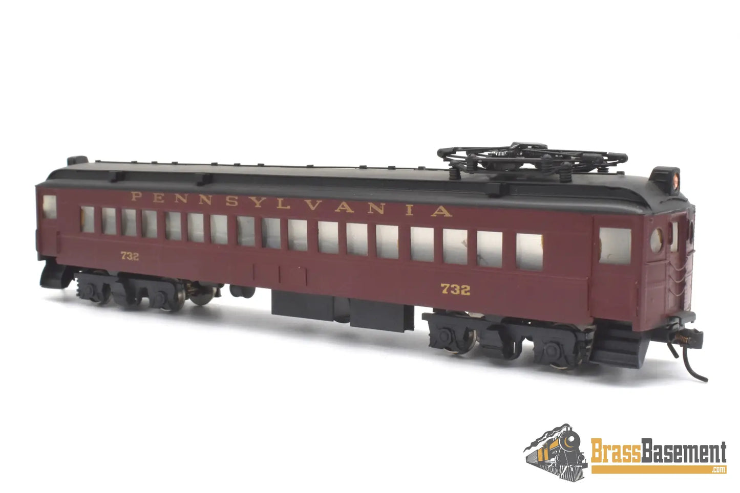 Ho Brass - Alco Models X-116S Prr Pennsylvania Railroad Mp54 3 Car Set Custom Painted Electric