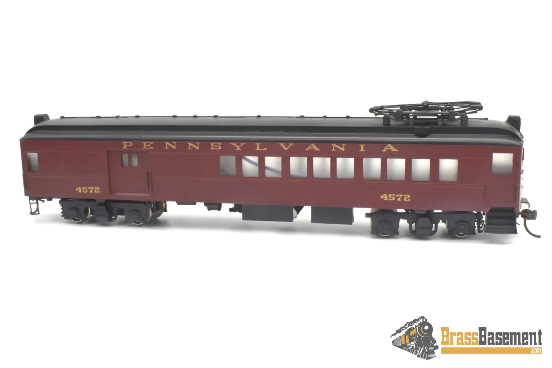 Ho Brass - Alco Models X-116S Prr Pennsylvania Railroad Mp54 3 Car Set Custom Painted Electric