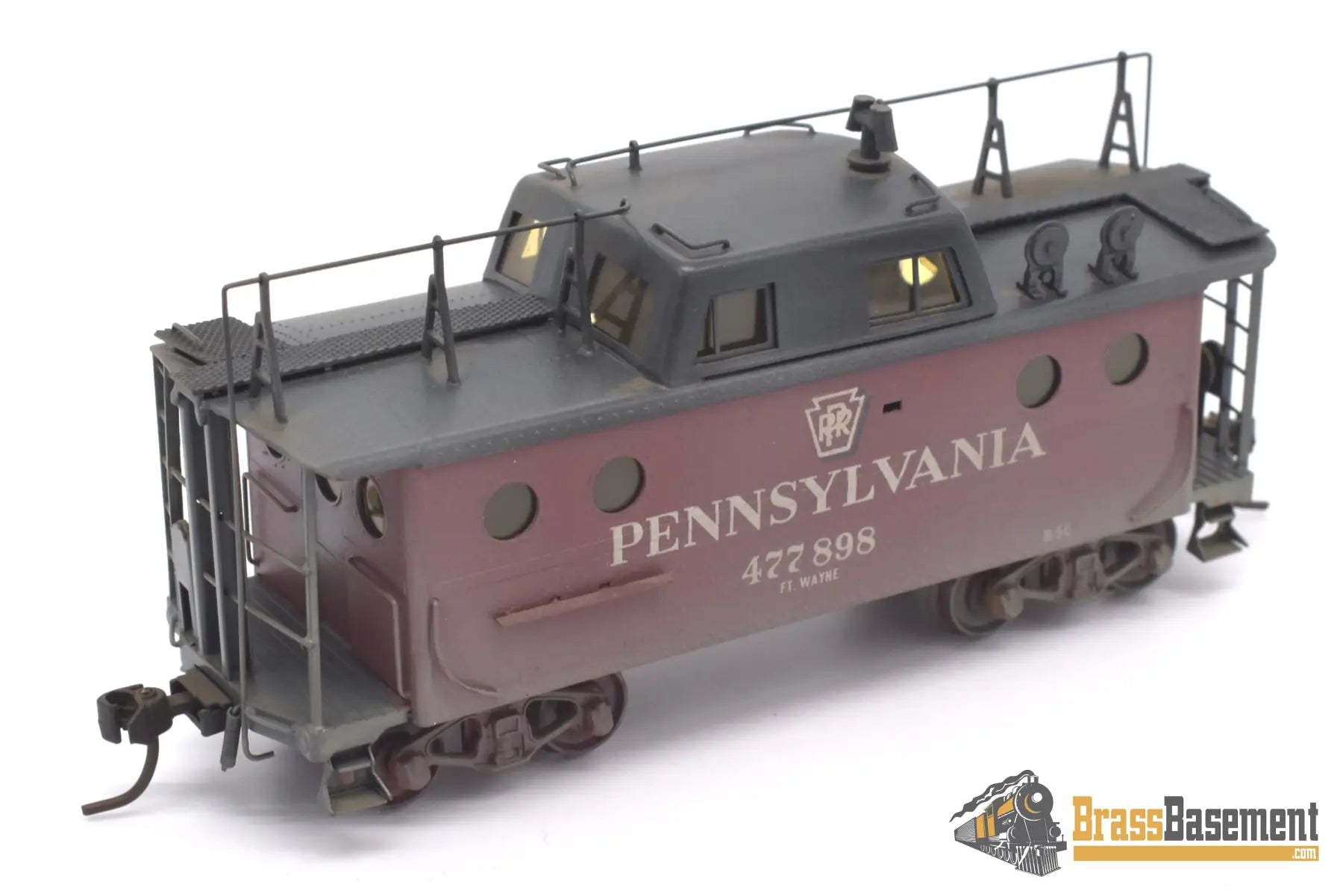 Ho Brass - Alco X - 104 Prr Pennsylvania Railroad N - 5C Cabin Car C/P Caboose