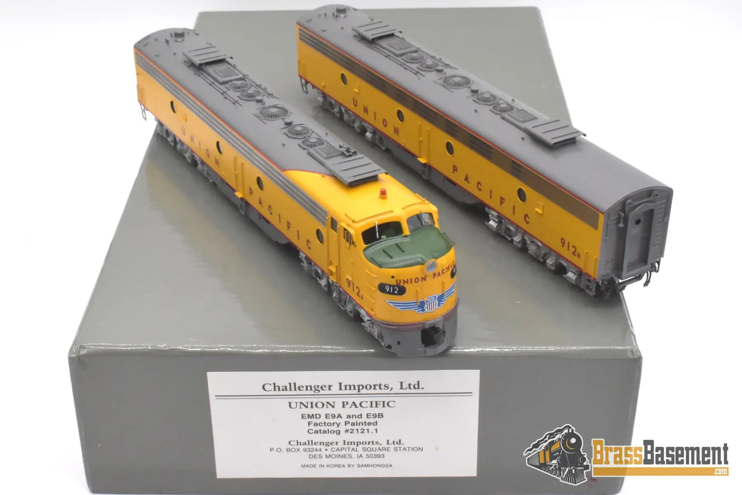 Ho Brass - Challenger Imports Cil 2121.1 Union Pacific E9 A-B Set Samhongsa F/P Mint Diesel