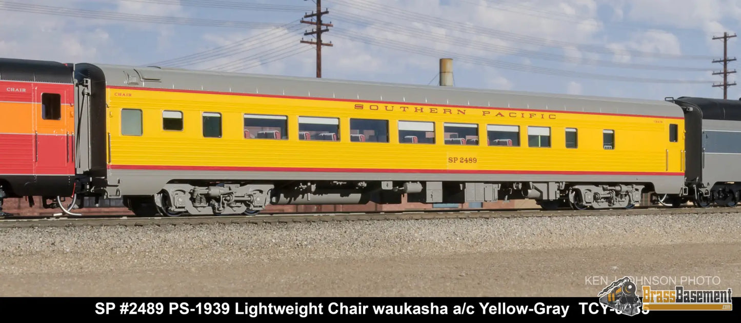 Ho Brass - Coach Yard 0988 The ’Starlight’ Train Daylight Overland Two - Tone And Green Paint!