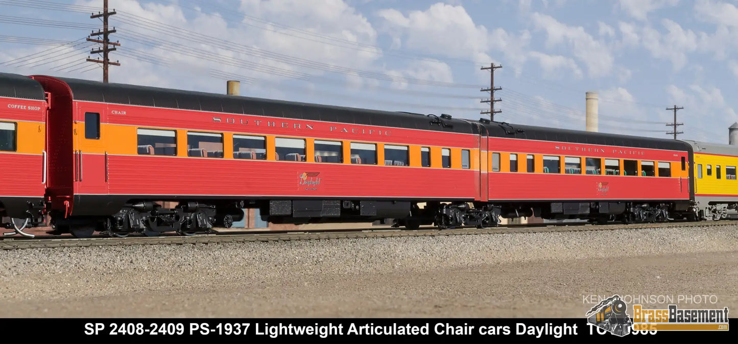 Ho Brass - Coach Yard 0988 The ’Starlight’ Train Daylight Overland Two - Tone And Green Paint!