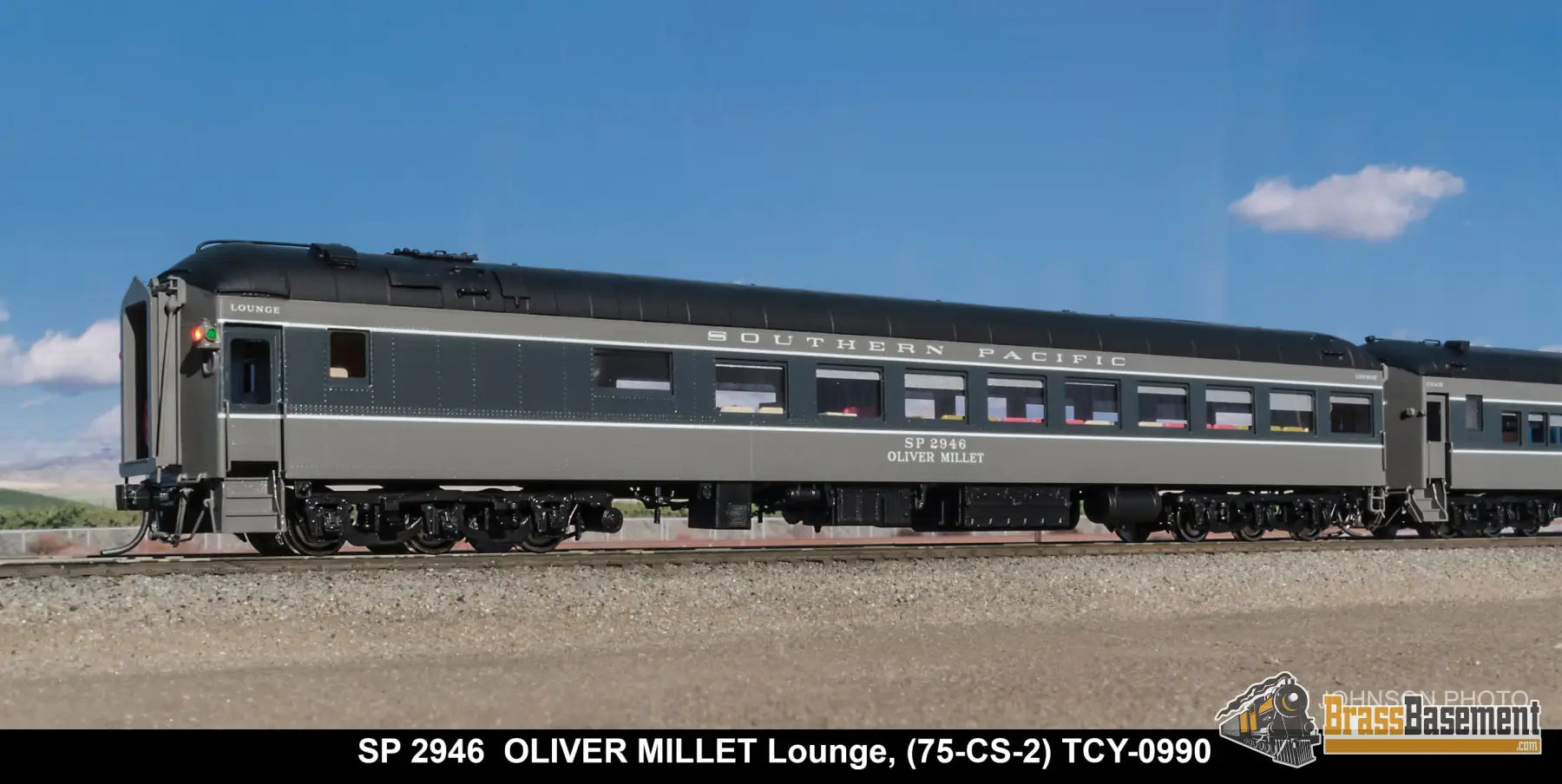 Ho Brass - Coach Yard 0990 The ’Del Monte’ Train Two-Tone 5 Cars Brand New Passenger