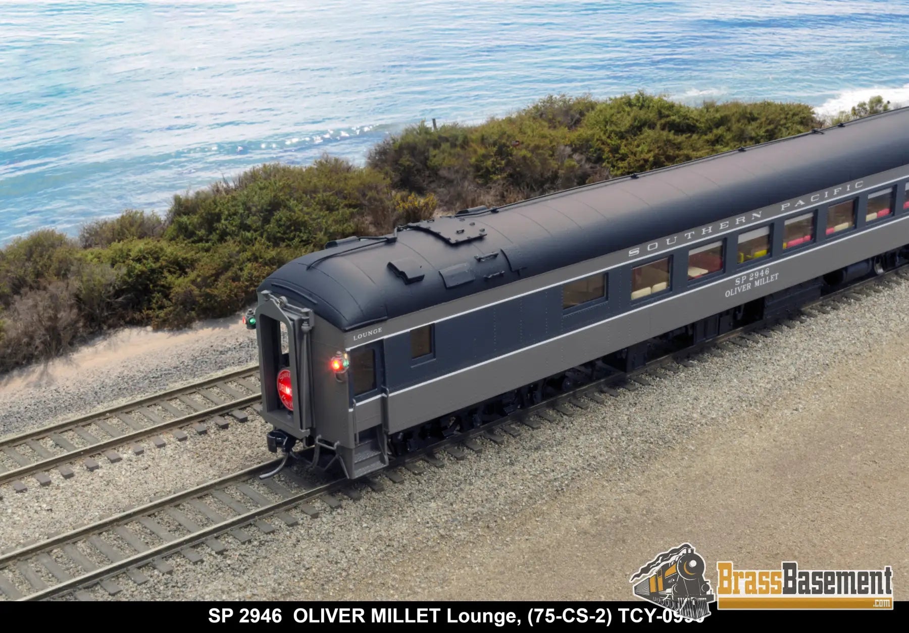 Ho Brass - Coach Yard 0990 The ’Del Monte’ Train Two-Tone 5 Cars Brand New Passenger