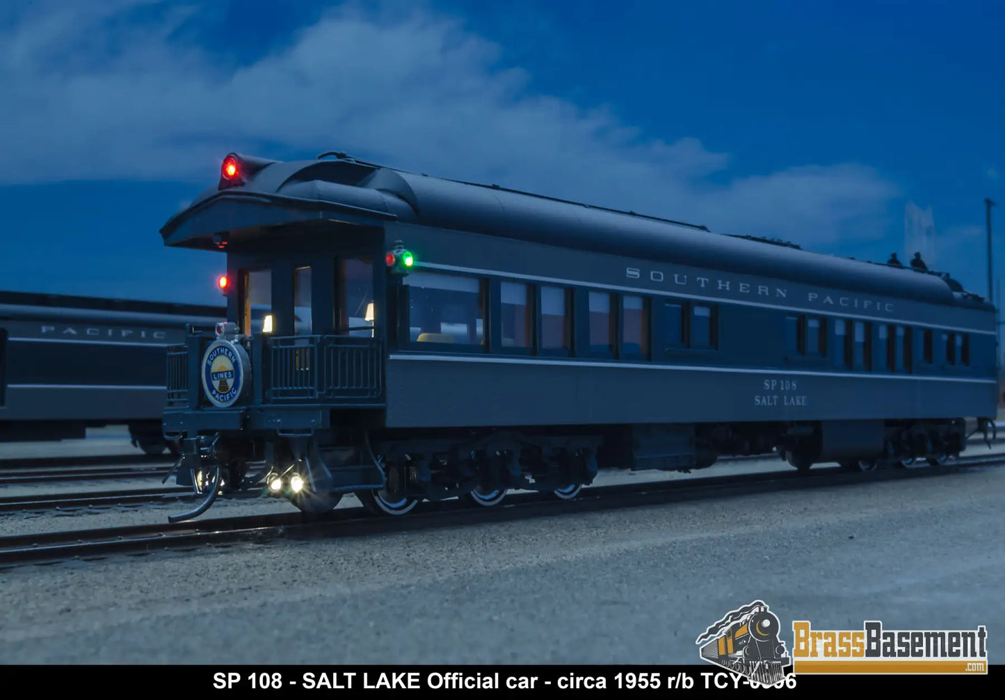 Ho Brass - Coach Yard 0998 Southern Pacific Sp Official’s Car ’Salt Lake’ #108 F/P 1955 Ttg