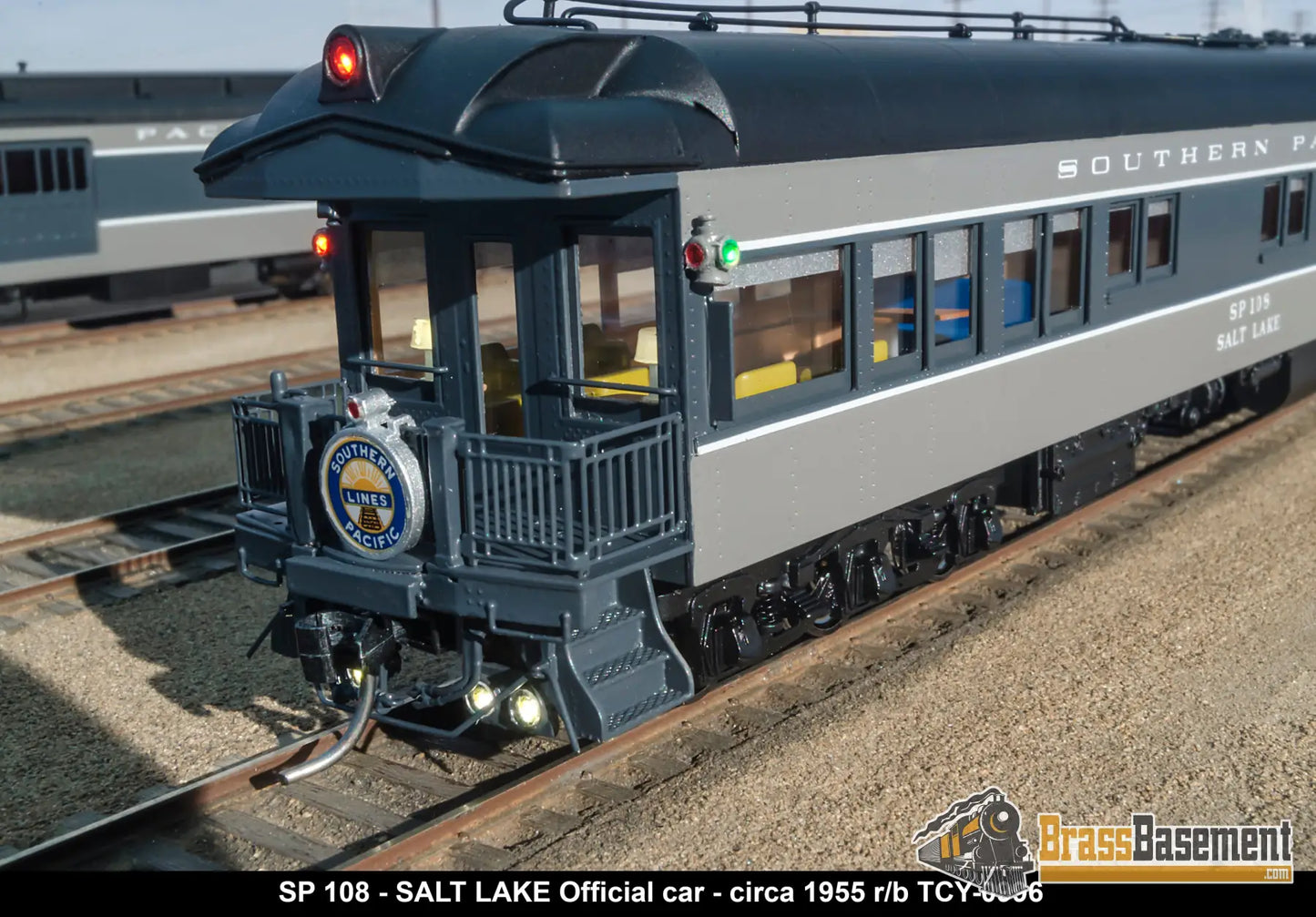 Ho Brass - Coach Yard 0998 Southern Pacific Sp Official’s Car ’Salt Lake’ #108 F/P 1955 Ttg