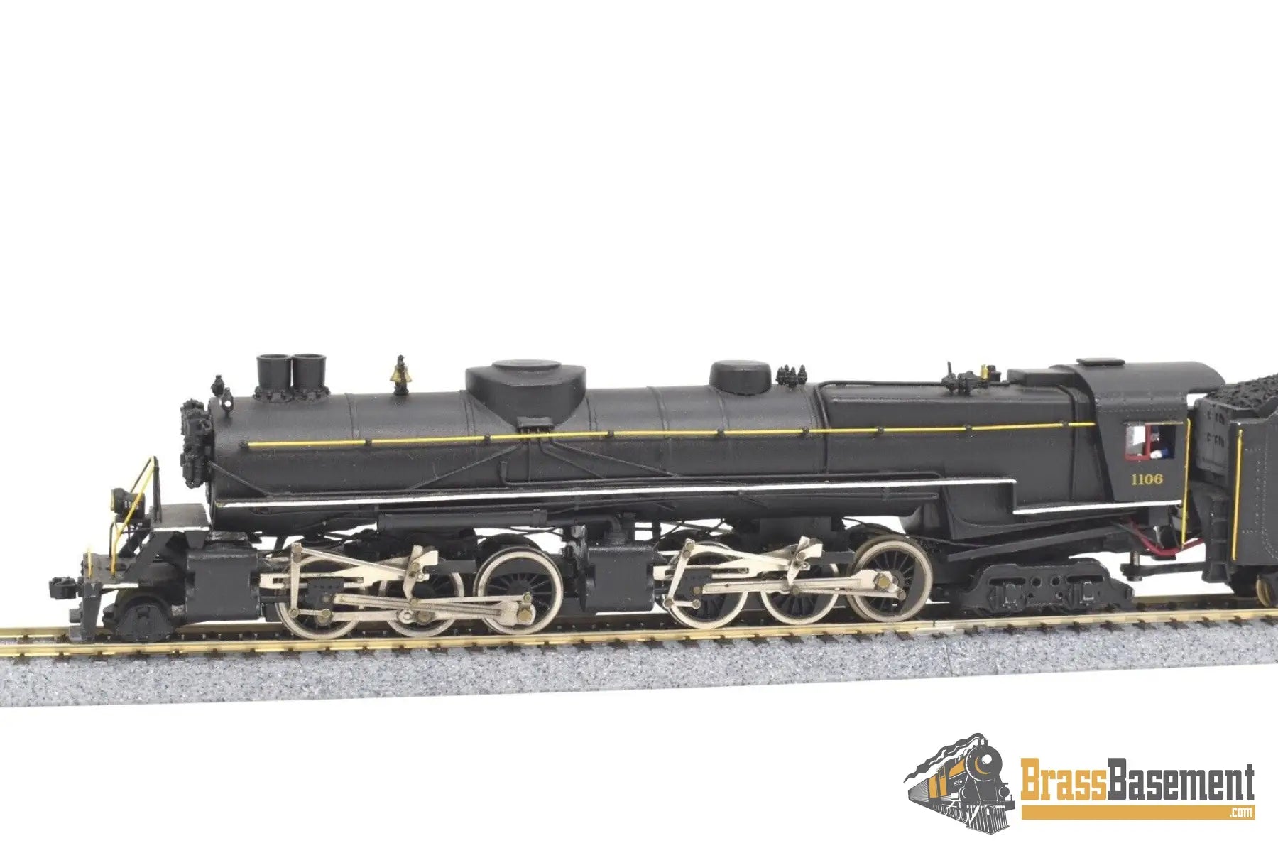 Ho Brass/Diecast - Pittsburgh & West Virginia P&Wv 2 - 6 - 6 - 4 Custom Built Sound Dcc Steam