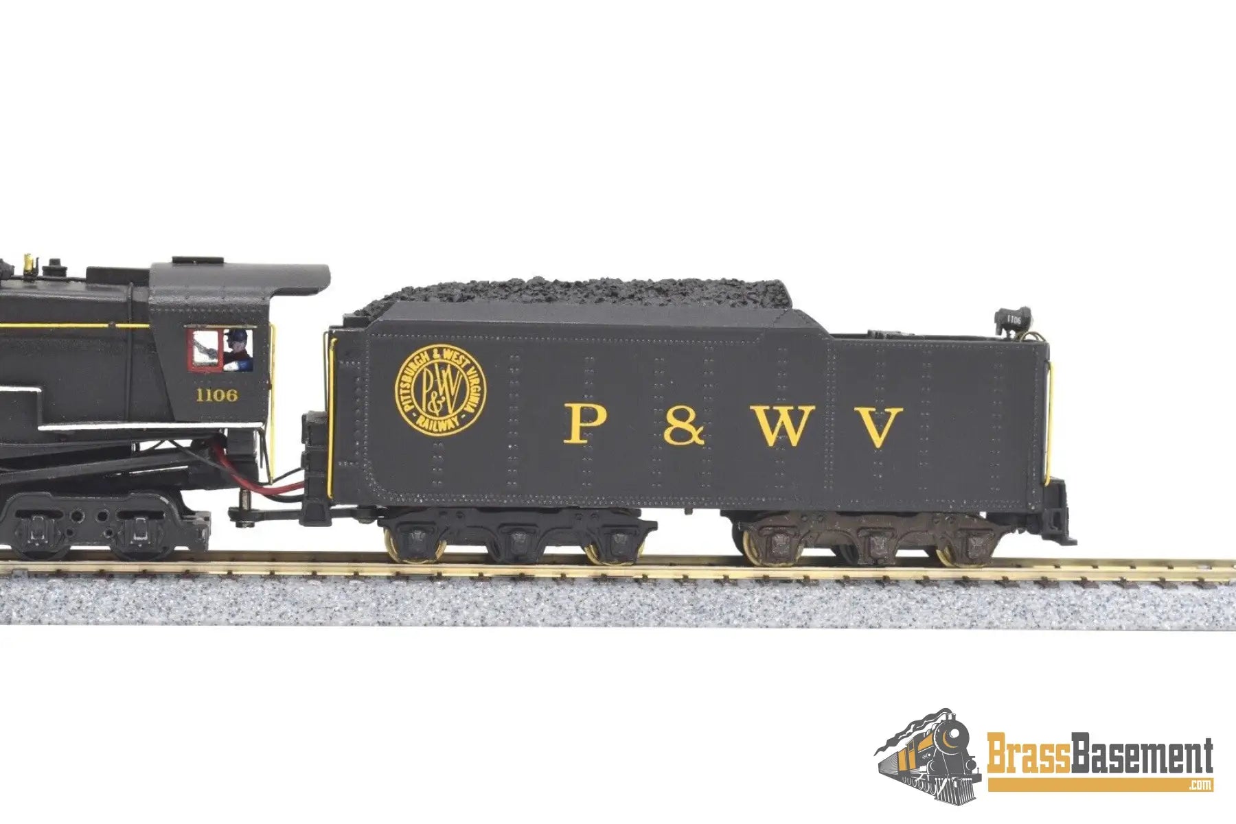 Ho Brass/Diecast - Pittsburgh & West Virginia P&Wv 2 - 6 - 6 - 4 Custom Built Sound Dcc Steam