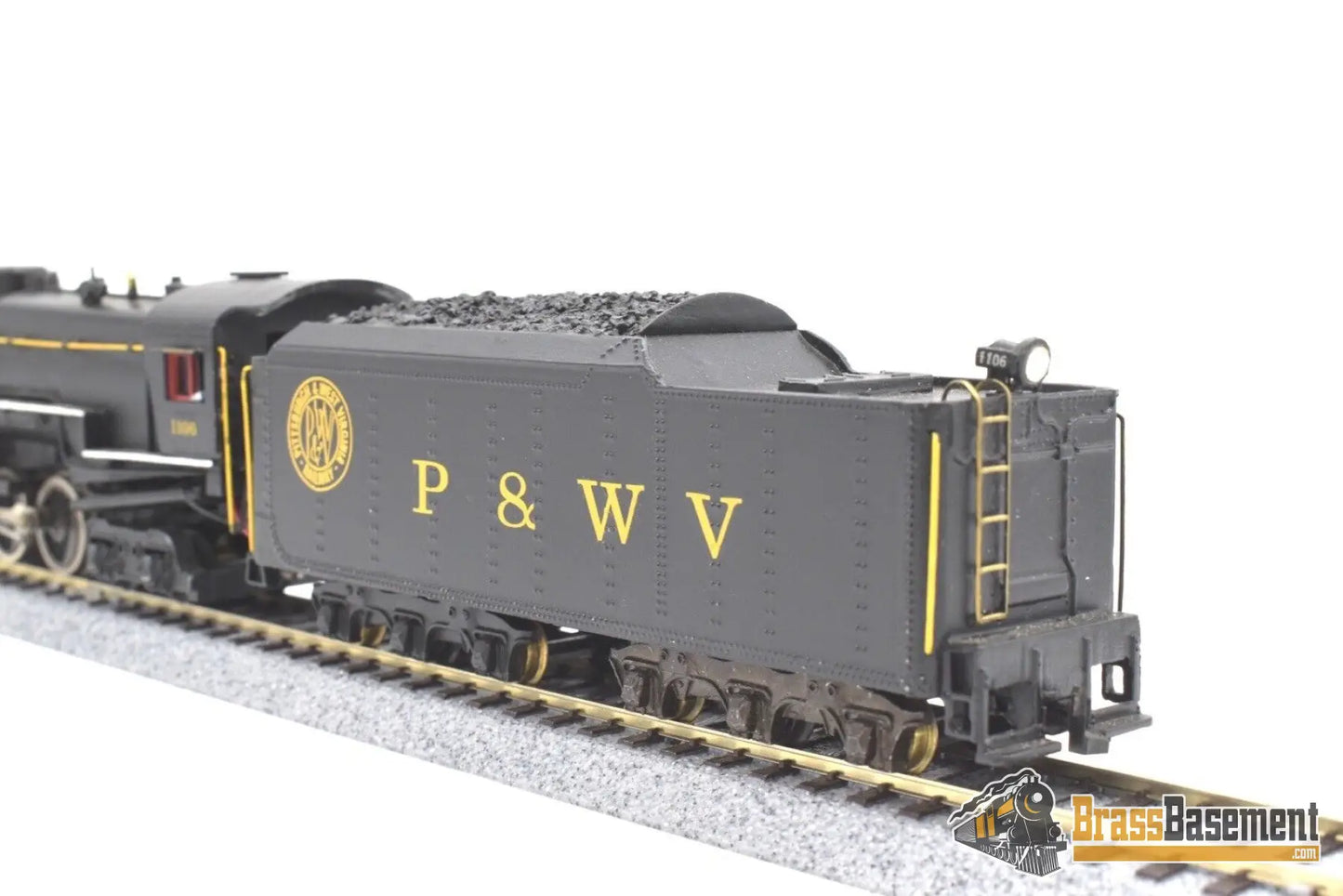 Ho Brass/Diecast - Pittsburgh & West Virginia P&Wv 2 - 6 - 6 - 4 Custom Built Sound Dcc Steam