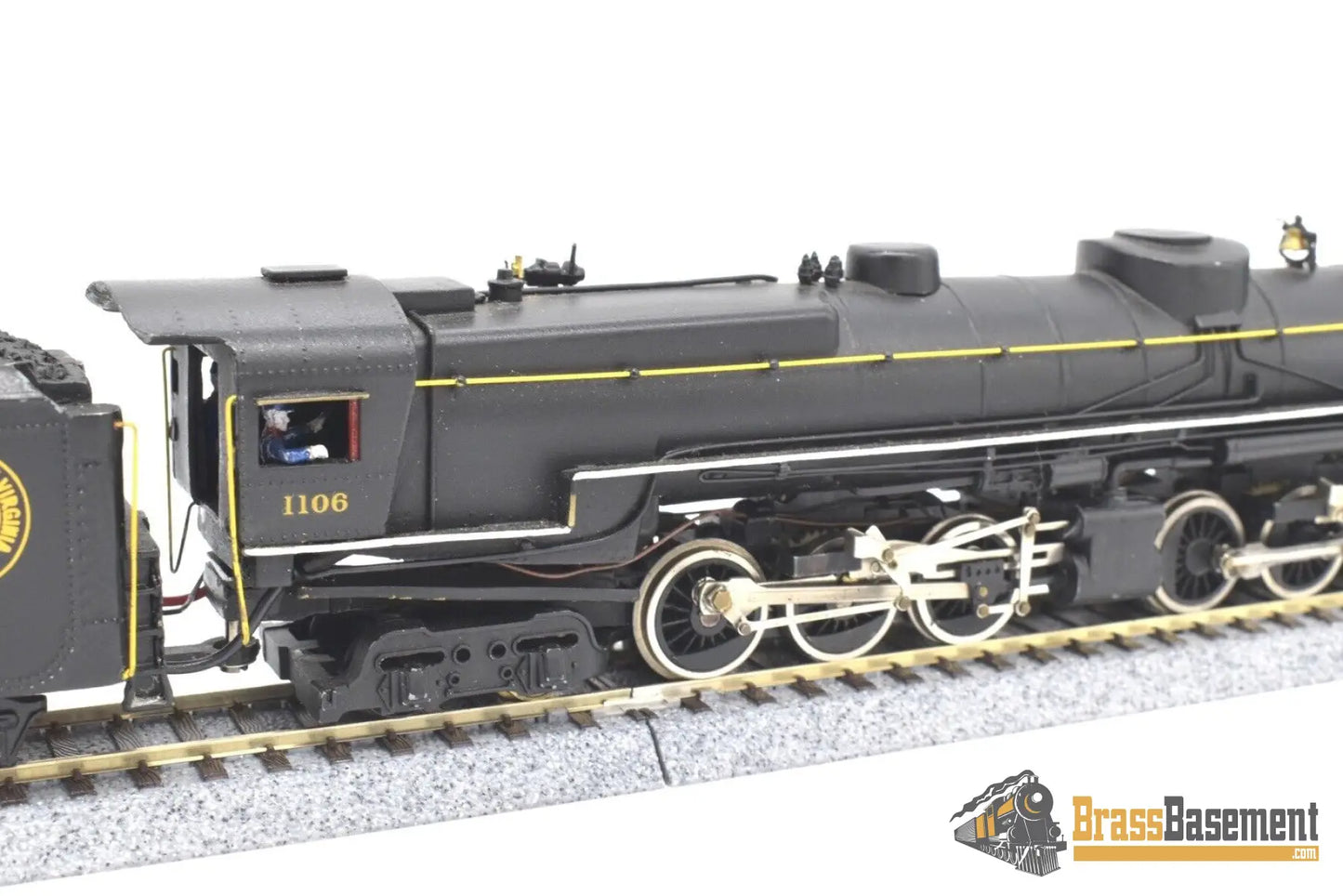 Ho Brass/Diecast - Pittsburgh & West Virginia P&Wv 2 - 6 - 6 - 4 Custom Built Sound Dcc Steam