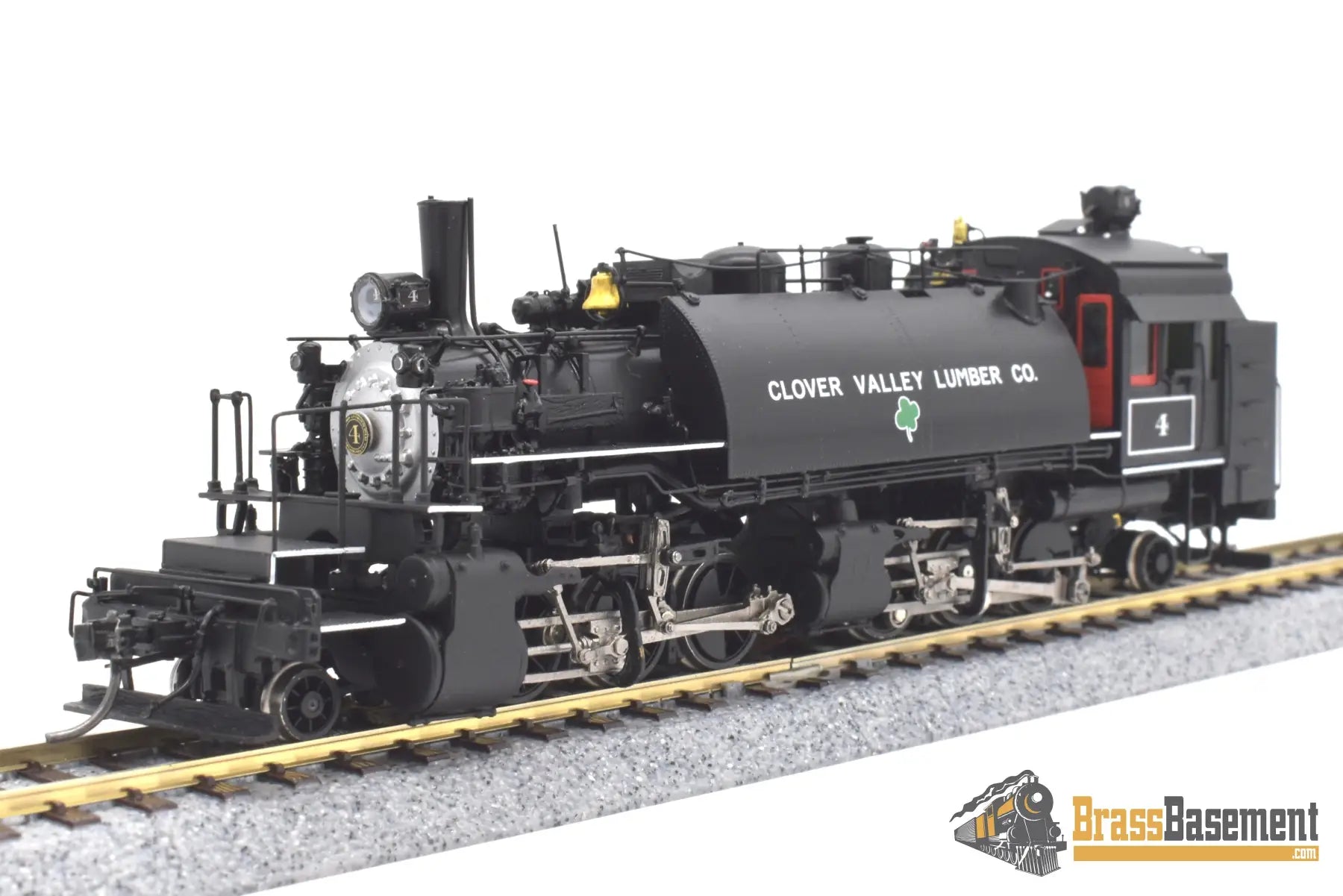 Ho Brass - Div Dp - 4402.004 Clover Valley Lumber Co. 2 - 6 - 6 - 2T #4 🍀 F/P New Steam