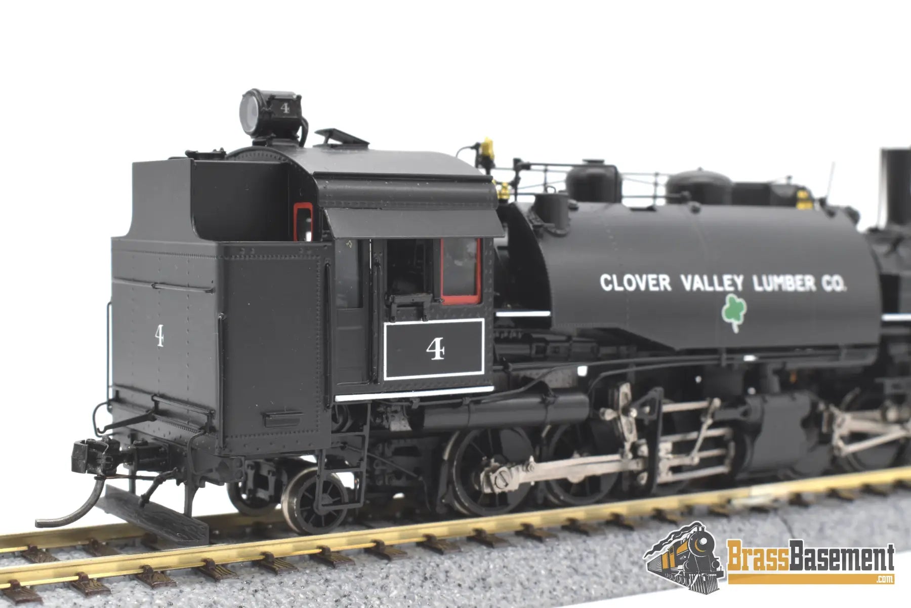 Ho Brass - Div Dp - 4402.004 Clover Valley Lumber Co. 2 - 6 - 6 - 2T #4 🍀 F/P New Steam