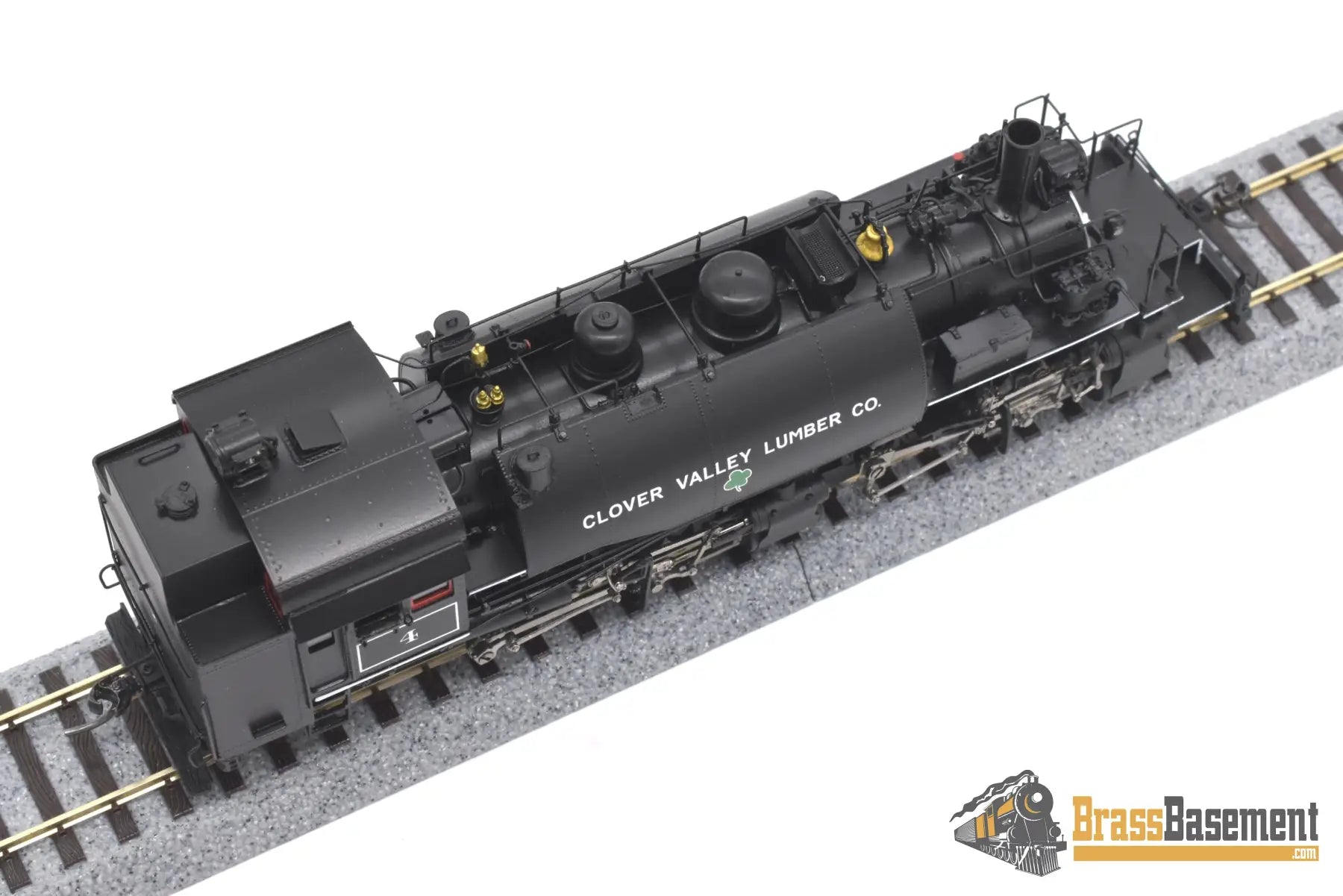 Ho Brass - Div Dp - 4402.004 Clover Valley Lumber Co. 2 - 6 - 6 - 2T #4 🍀 F/P New Steam