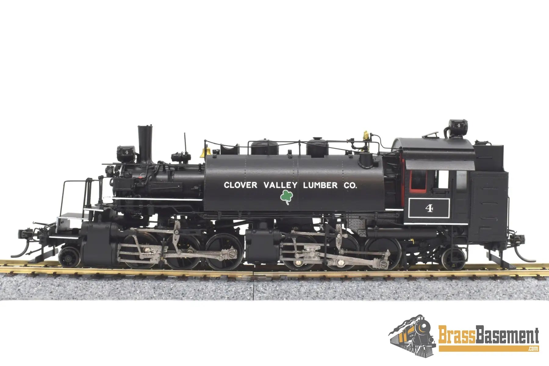 Ho Brass - Div Dp - 4402.004 Clover Valley Lumber Co. 2 - 6 - 6 - 2T #4 🍀 F/P New Steam