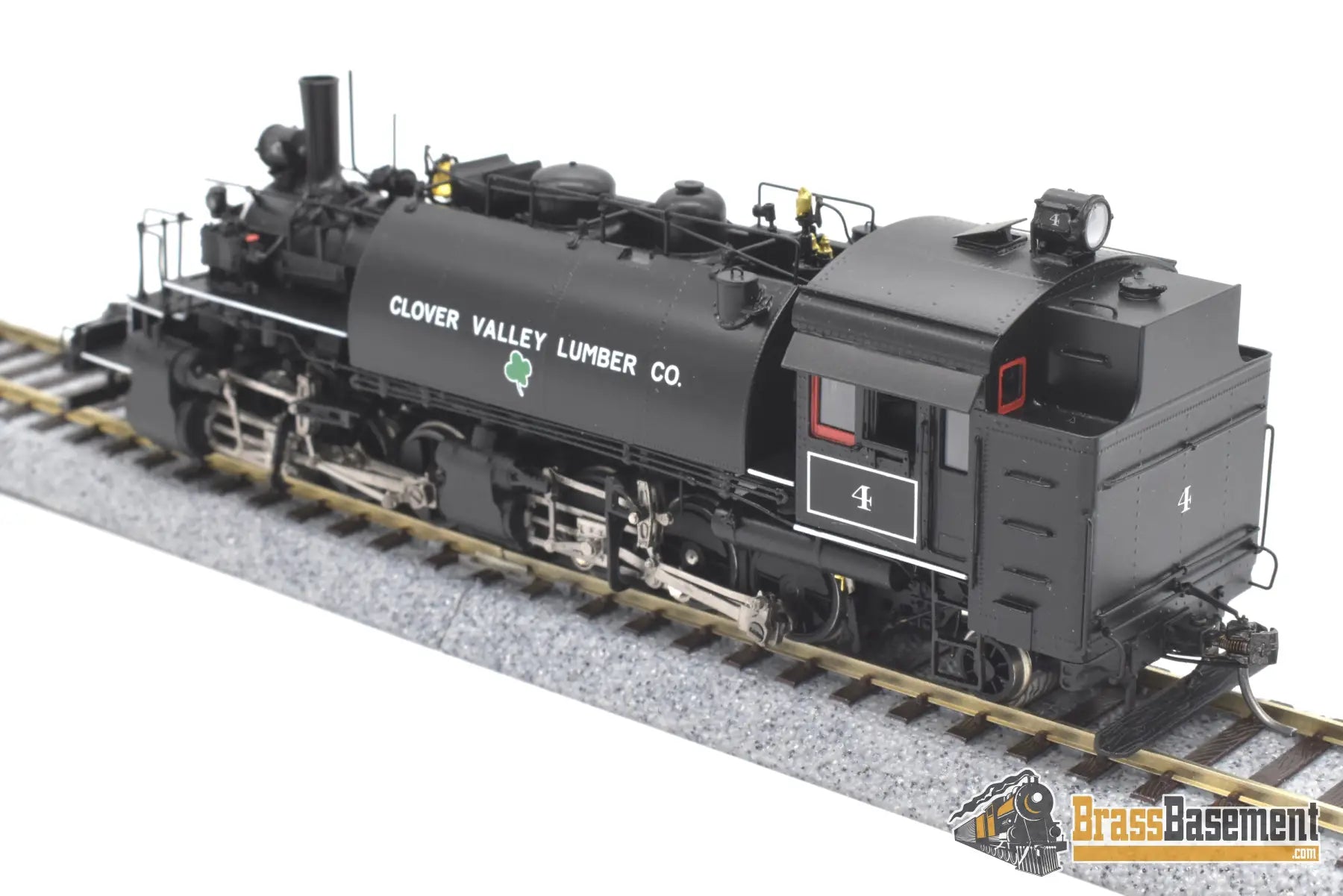 Ho Brass - Div Dp - 4402.004 Clover Valley Lumber Co. 2 - 6 - 6 - 2T #4 🍀 F/P New Steam