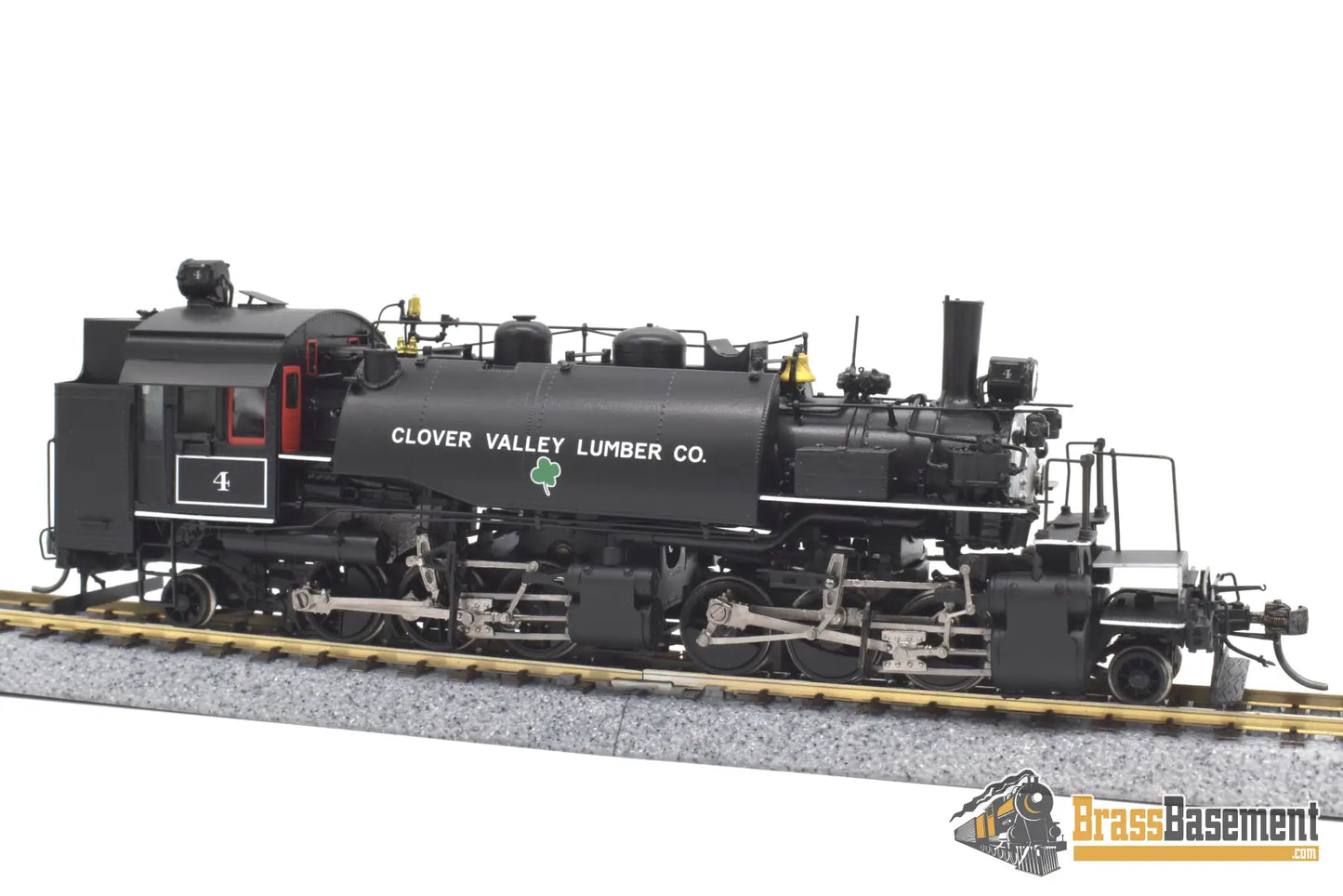 Ho Brass - Div Dp - 4402.004 Clover Valley Lumber Co. 2 - 6 - 6 - 2T #4 🍀 F/P New Steam