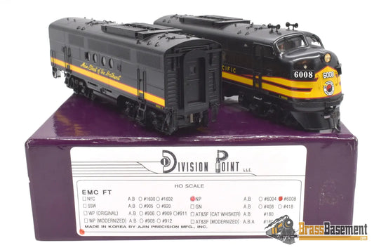 Ho Brass - Division Point #26 Northern Pacific Np Ft Ab Set Main Street Scheme F/P Mint Diesel