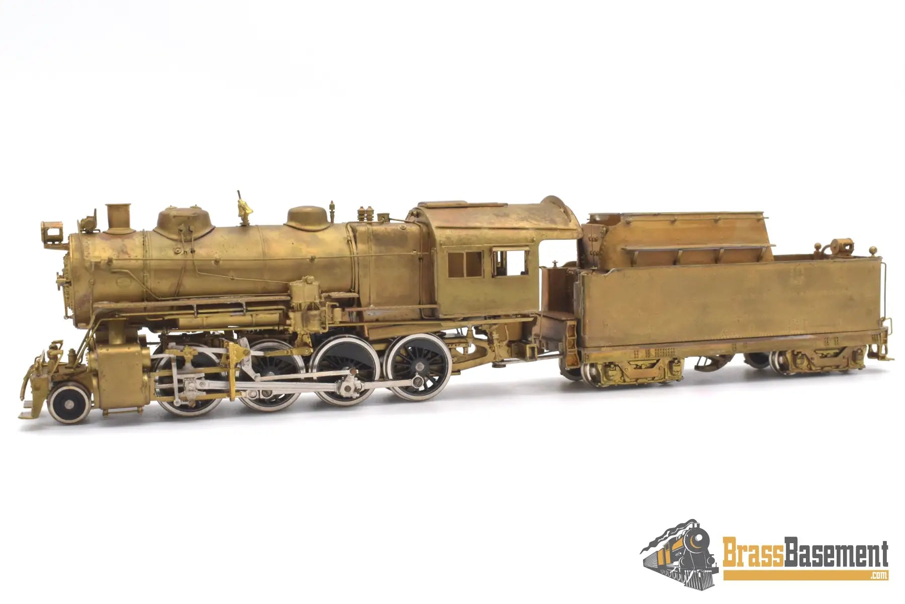 Ho Brass - Gem Models Gn - 110 Pennsylvania Prr 2 - 8 - 0 H10S Unpainted Tarnished Steam