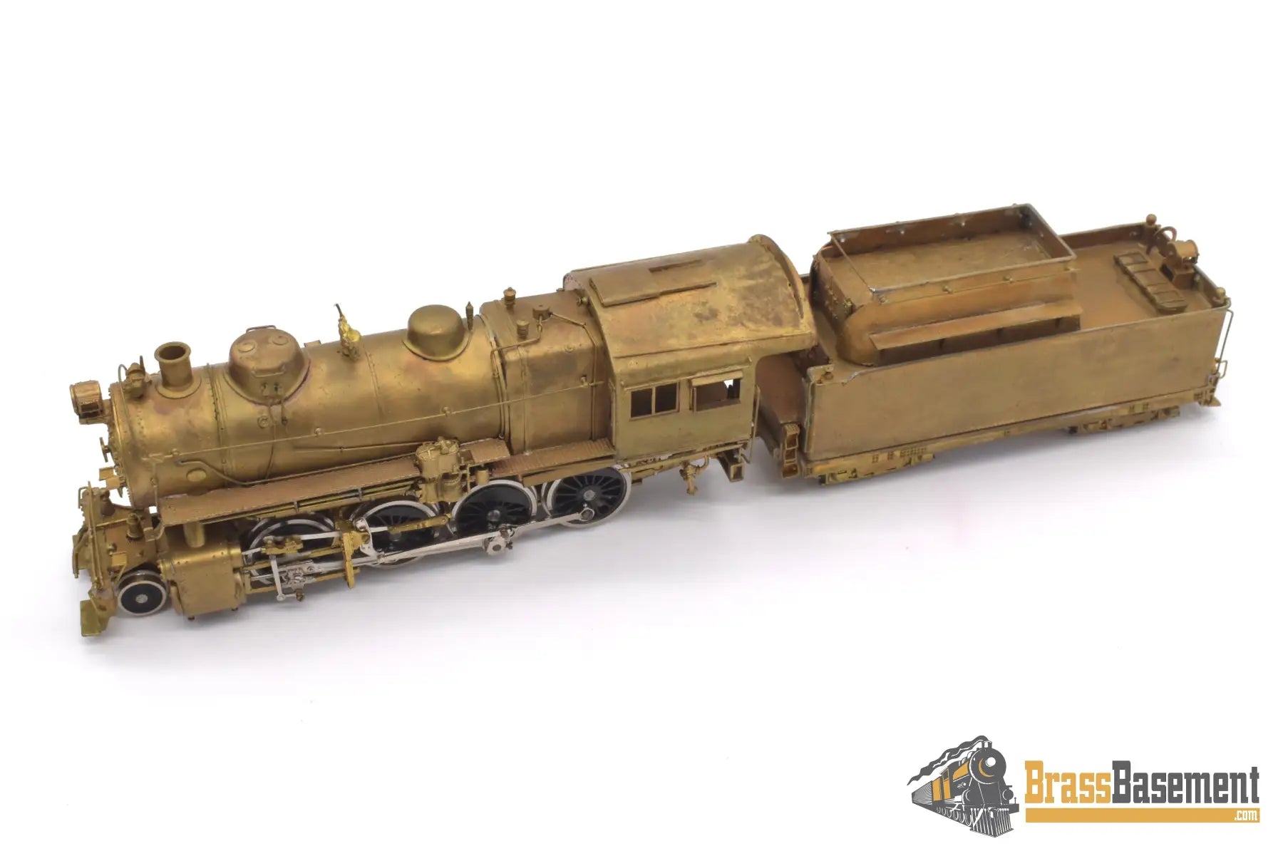 Ho Brass - Gem Models Gn - 110 Pennsylvania Prr 2 - 8 - 0 H10S Unpainted Tarnished Steam