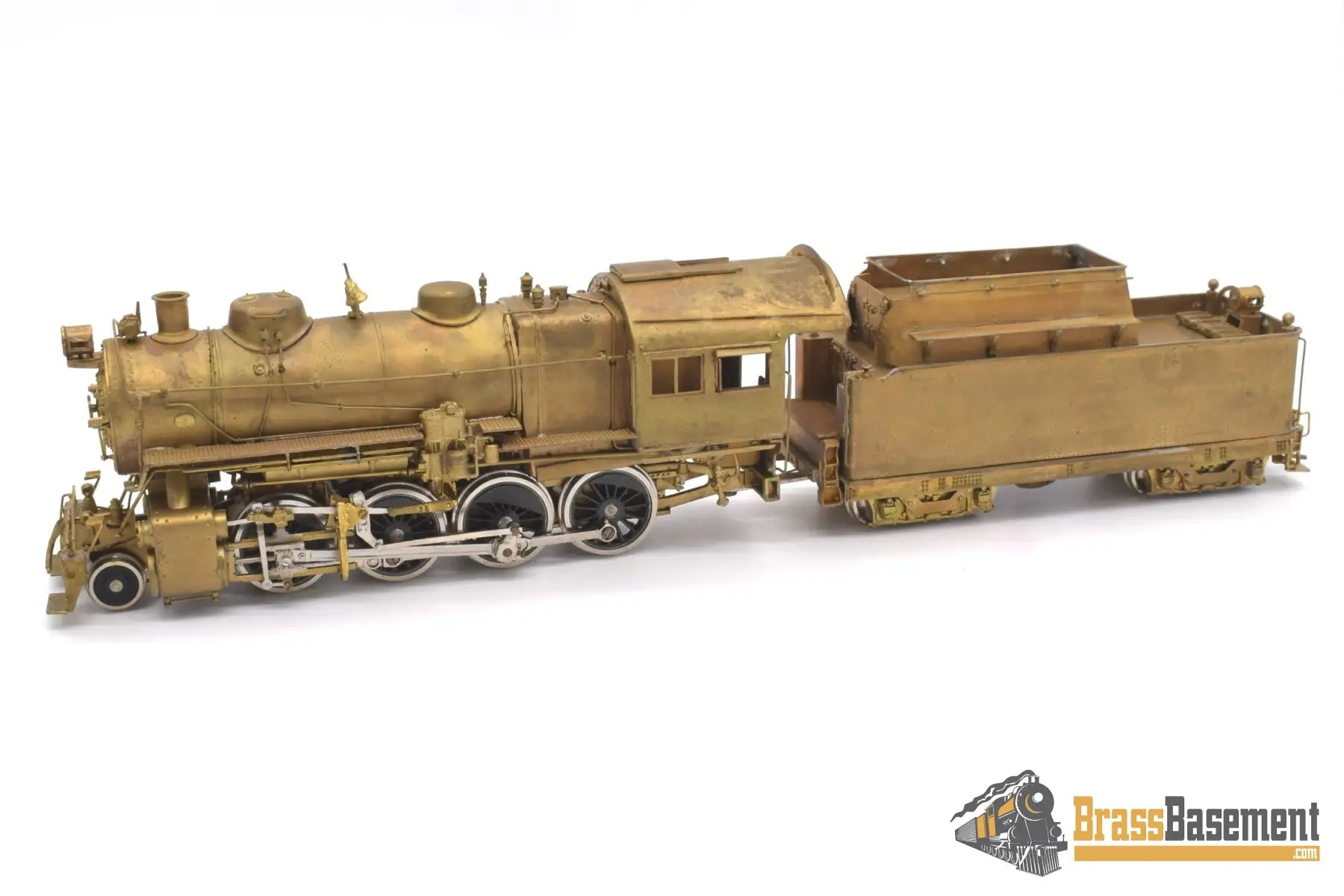 Ho Brass - Gem Models Gn - 110 Pennsylvania Prr 2 - 8 - 0 H10S Unpainted Tarnished Steam