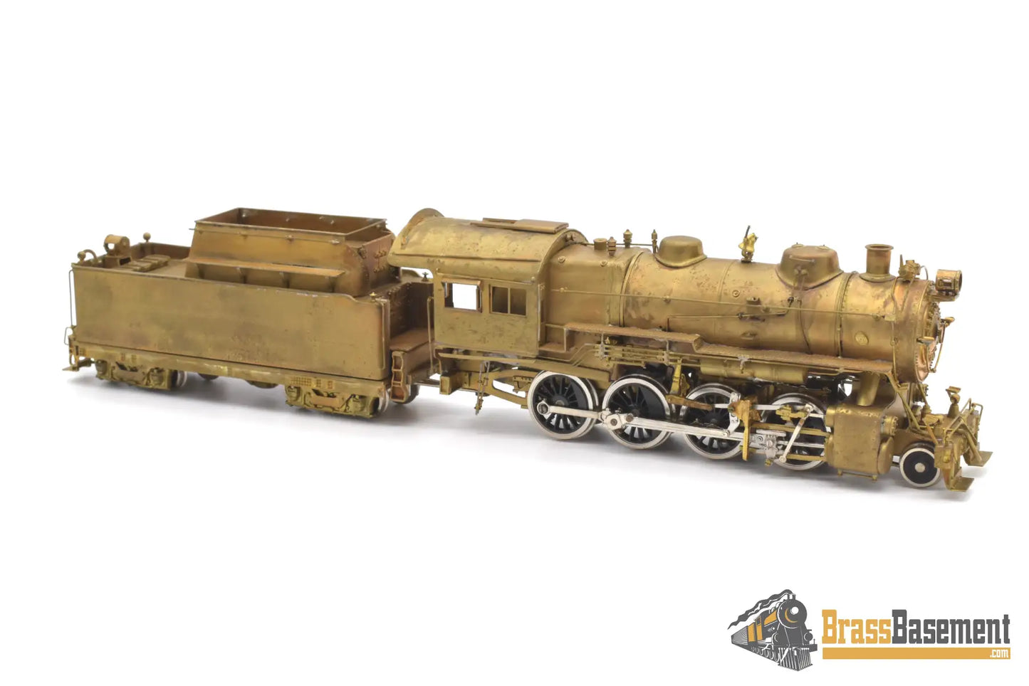 Ho Brass - Gem Models Gn - 110 Pennsylvania Prr 2 - 8 - 0 H10S Unpainted Tarnished Steam