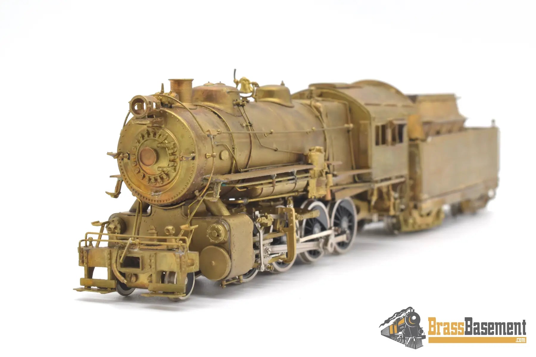 Ho Brass - Gem Models Gn - 110 Pennsylvania Prr 2 - 8 - 0 H10S Unpainted Tarnished Steam