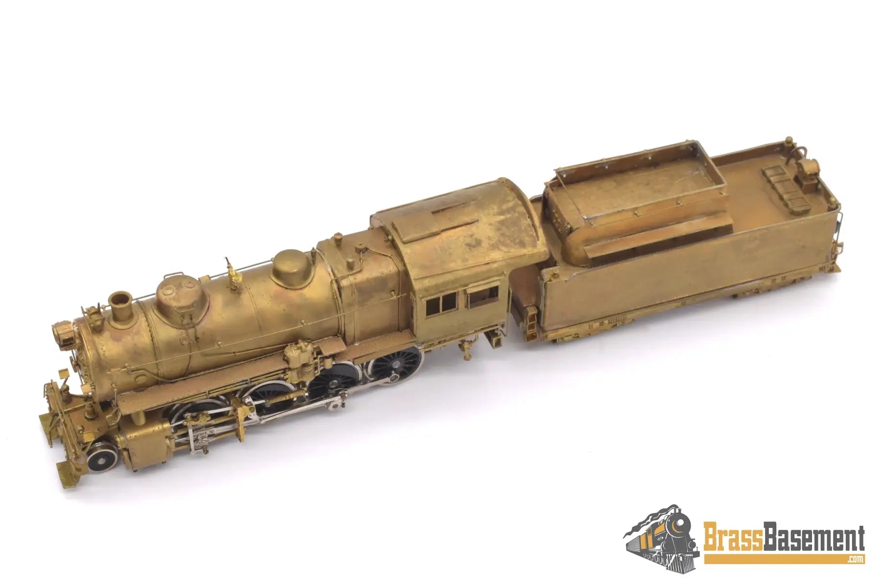 Ho Brass - Gem Models Gn - 110 Pennsylvania Prr 2 - 8 - 0 H10S Unpainted Tarnished Steam