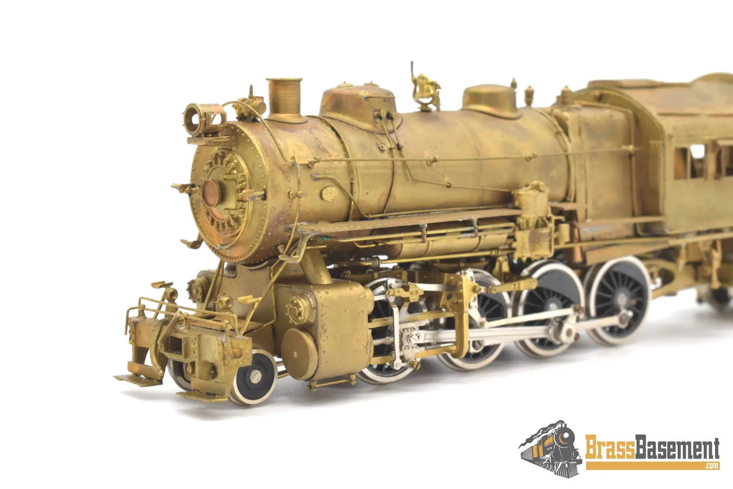 Ho Brass - Gem Models Gn - 110 Pennsylvania Prr 2 - 8 - 0 H10S Unpainted Tarnished Steam