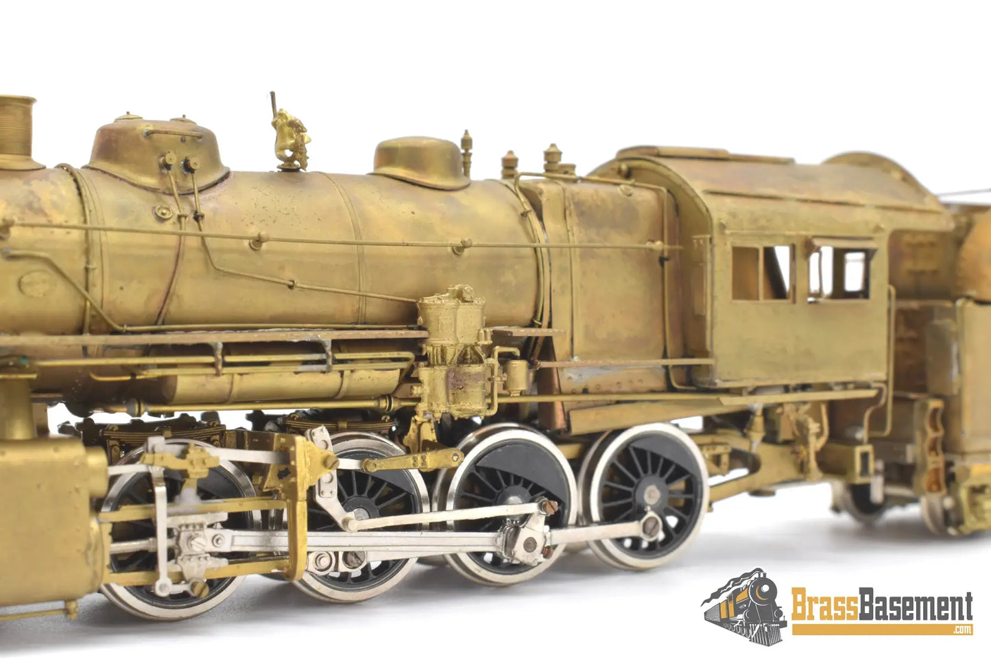 Ho Brass - Gem Models Gn - 110 Pennsylvania Prr 2 - 8 - 0 H10S Unpainted Tarnished Steam