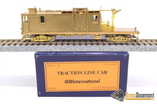 Ho Brass - Ghb Model 110 Traction Line Car Fm Models Unpainted Mint Interurban