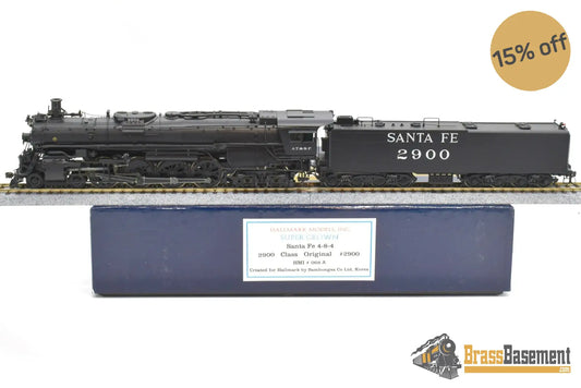 Ho Brass - Hallmark Atsf Santa Fe 4 - 8 - 4 #2900 Original Rods Samhongsa F/P Steam