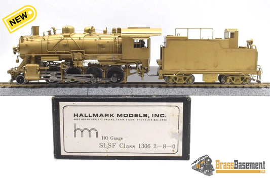 Ho Brass - Hallmark Gom Frisco Slsf 2-8-0 Consolidation Class 1306 Unpainted Mint Steam