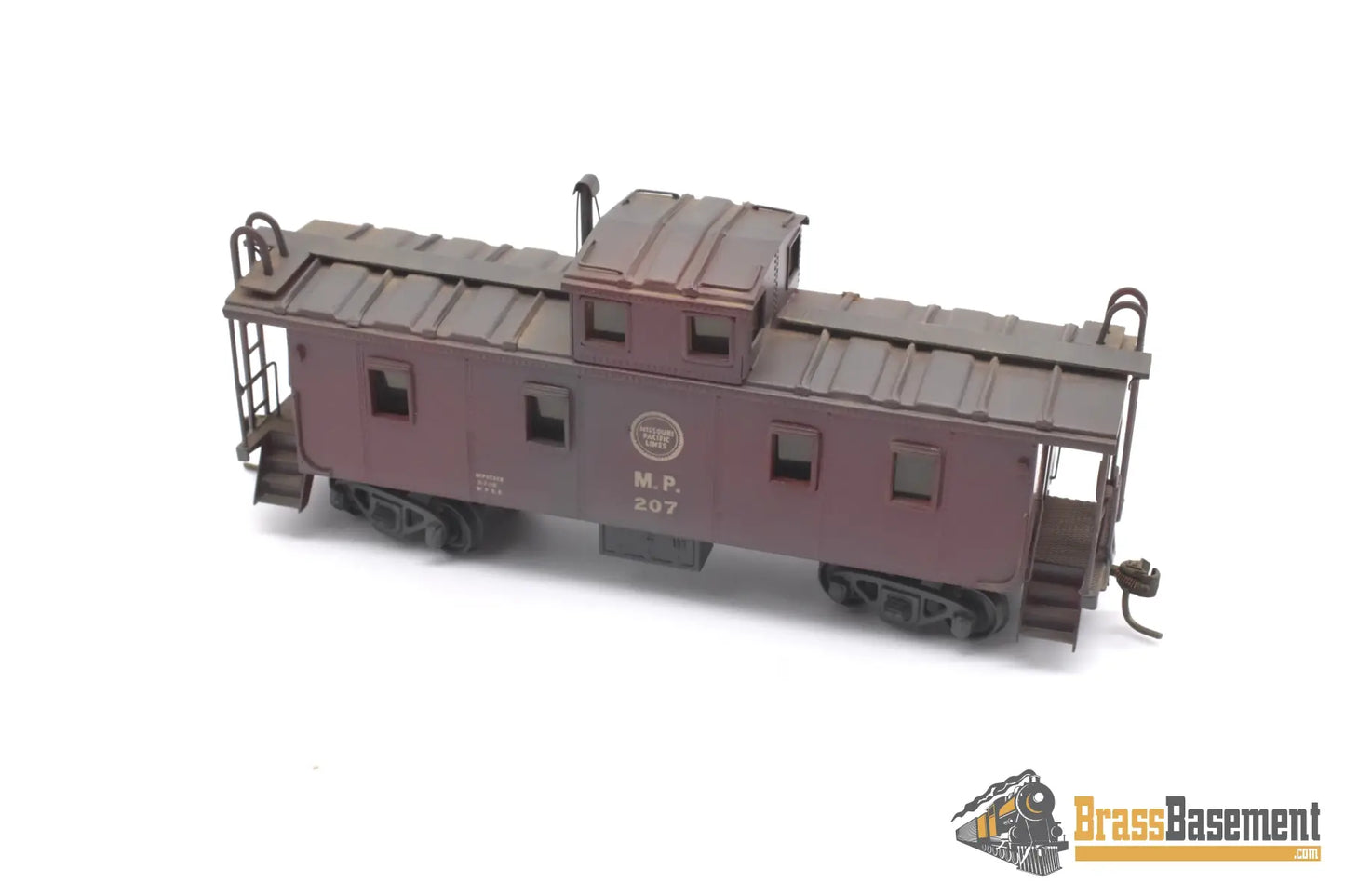 Ho Brass - Hallmark Missouri Pacific Mopac Mv Steel Caboose Custom Painted