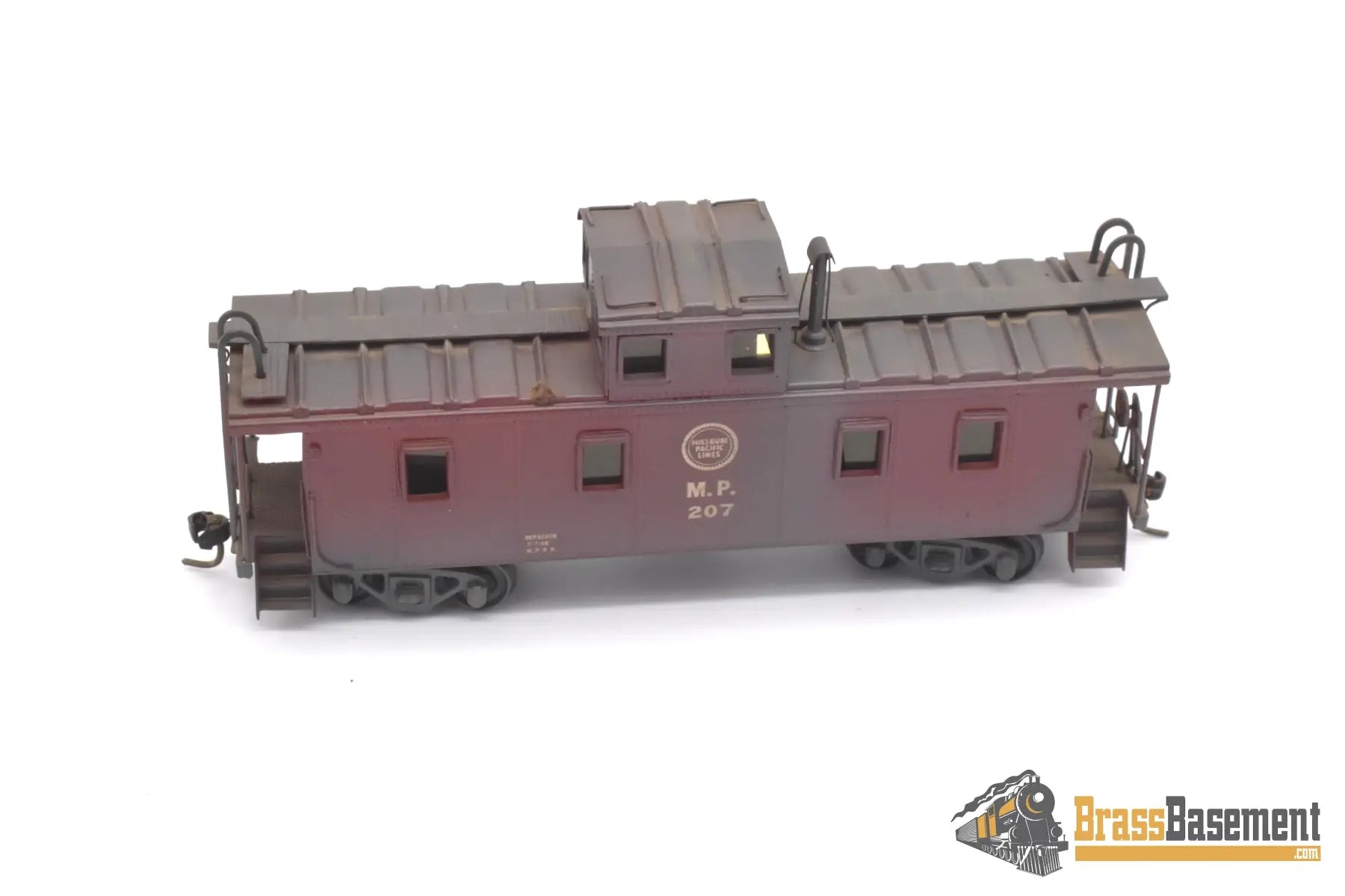 Ho Brass - Hallmark Missouri Pacific Mopac Mv Steel Caboose Custom Painted