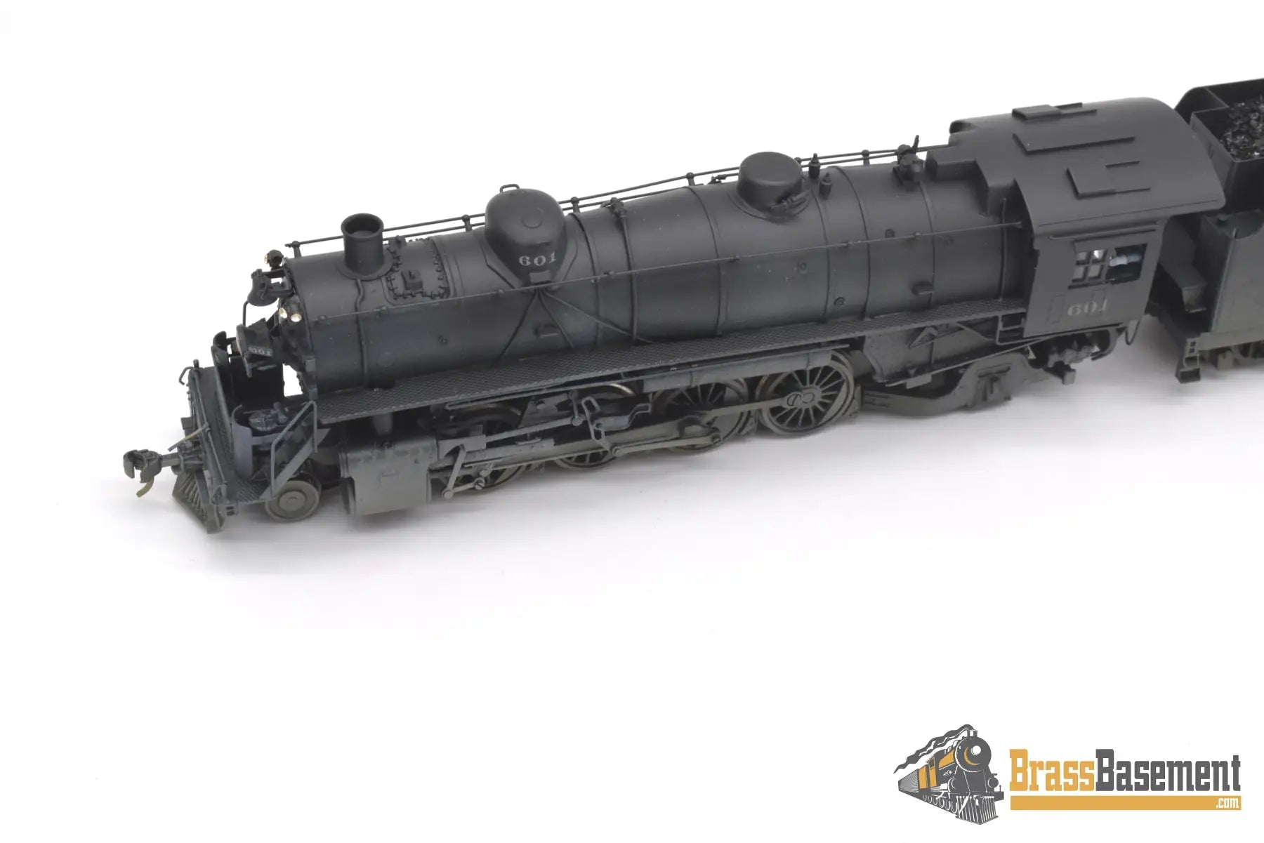 Ho Brass - Hallmark Models Midland Valley 2-8-2 #601 Nice Black Paint Steam