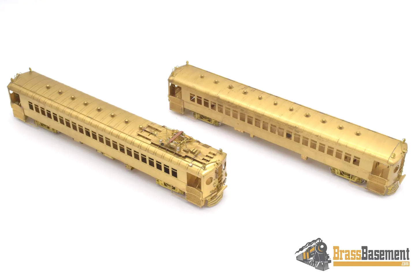 Ho Brass - Hi - Country Southern Pacific Interurban Electric Railway Coach #300 Powered & Trailer