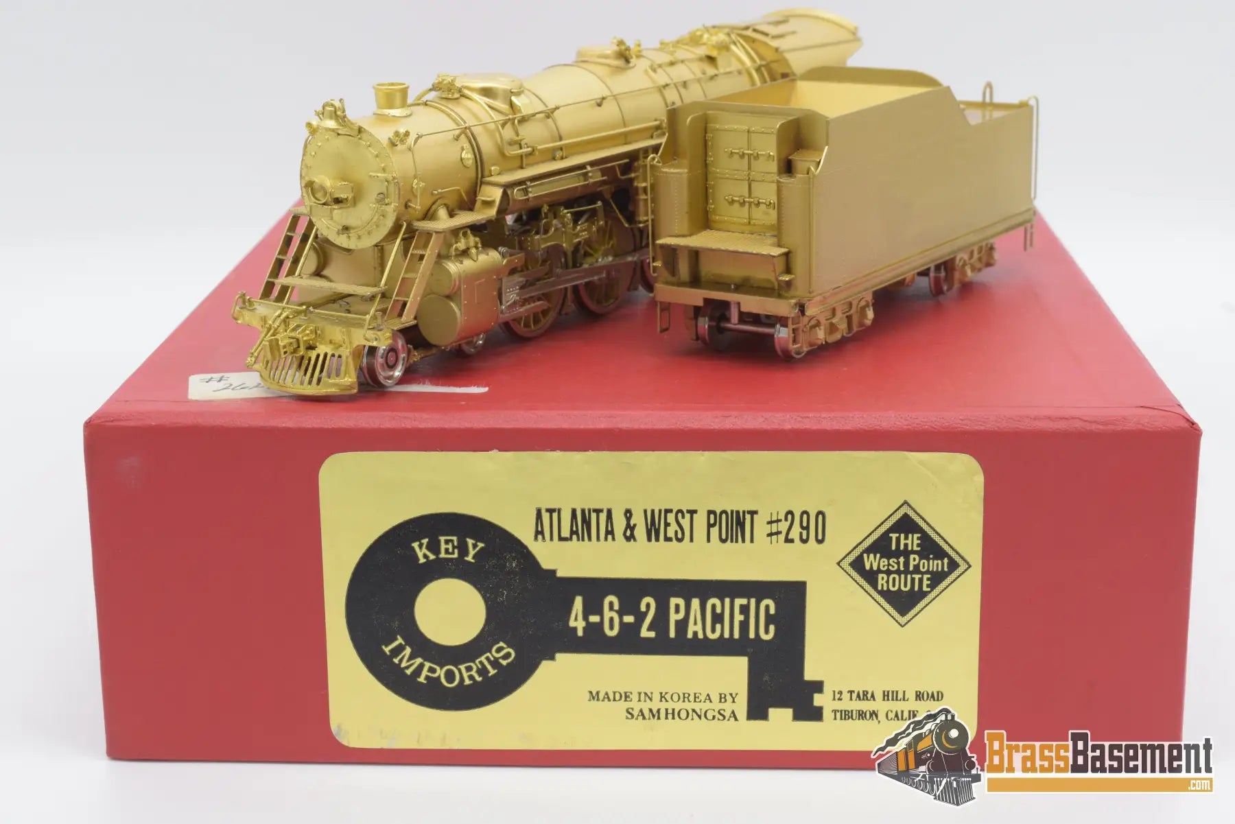 Ho Brass - Key Imports A&Wp Atlanta & West Point 4 - 6 - 2 Rare Steam