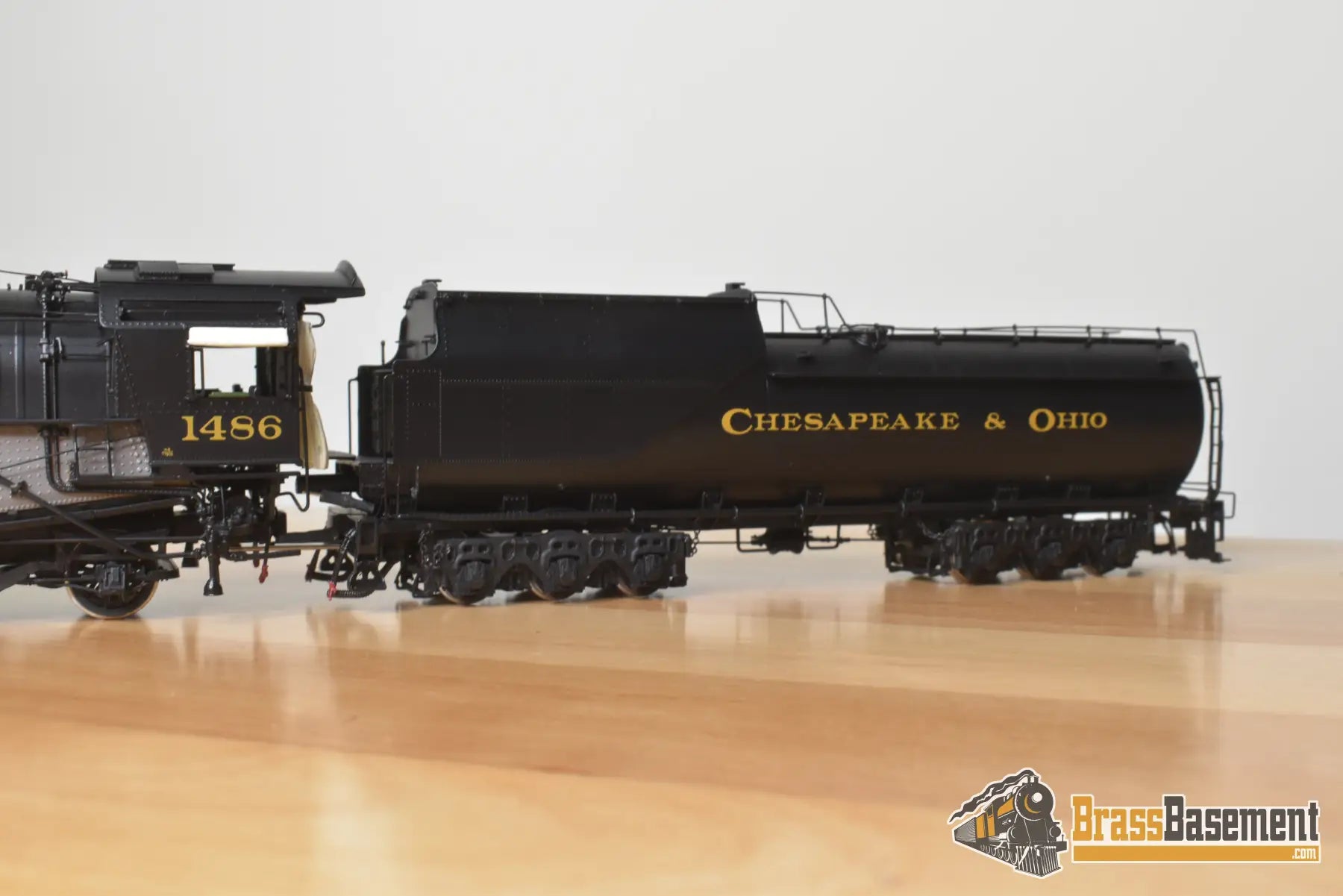 Ho Brass - Key Imports Benchmark Chesapeake & Ohio C&O H-6 2-6-6-2 #1486 Mountain Mallet F/P 2000