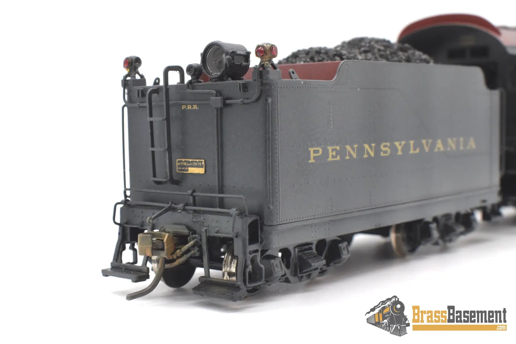 Ho Brass - Key Imports C/S #50 Pennsylvania Rr Prr H10 2 - 8 - 0 #7009 No Stoker F/P Weathered Steam