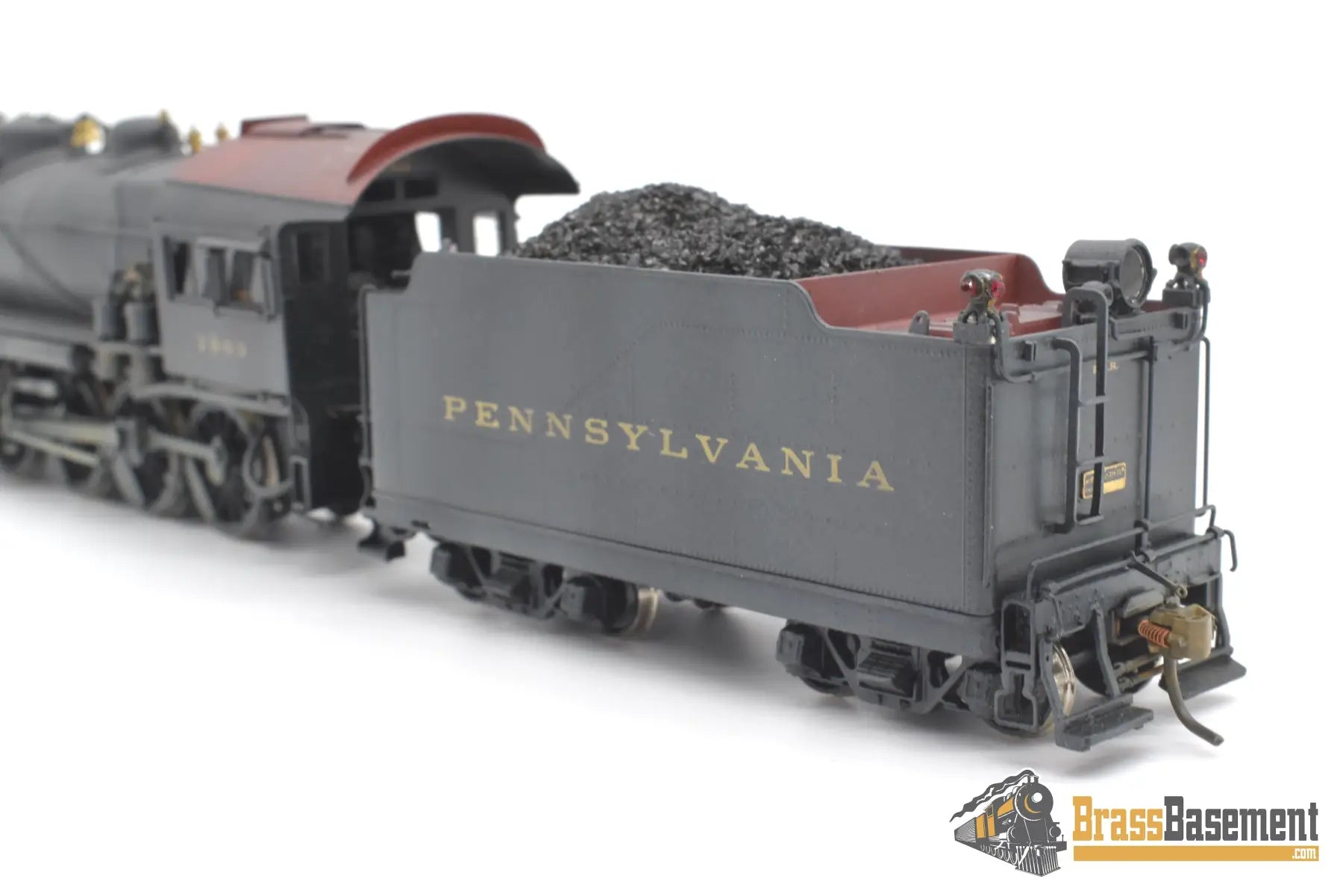 Ho Brass - Key Imports C/S #50 Pennsylvania Rr Prr H10 2 - 8 - 0 #7009 No Stoker F/P Weathered Steam