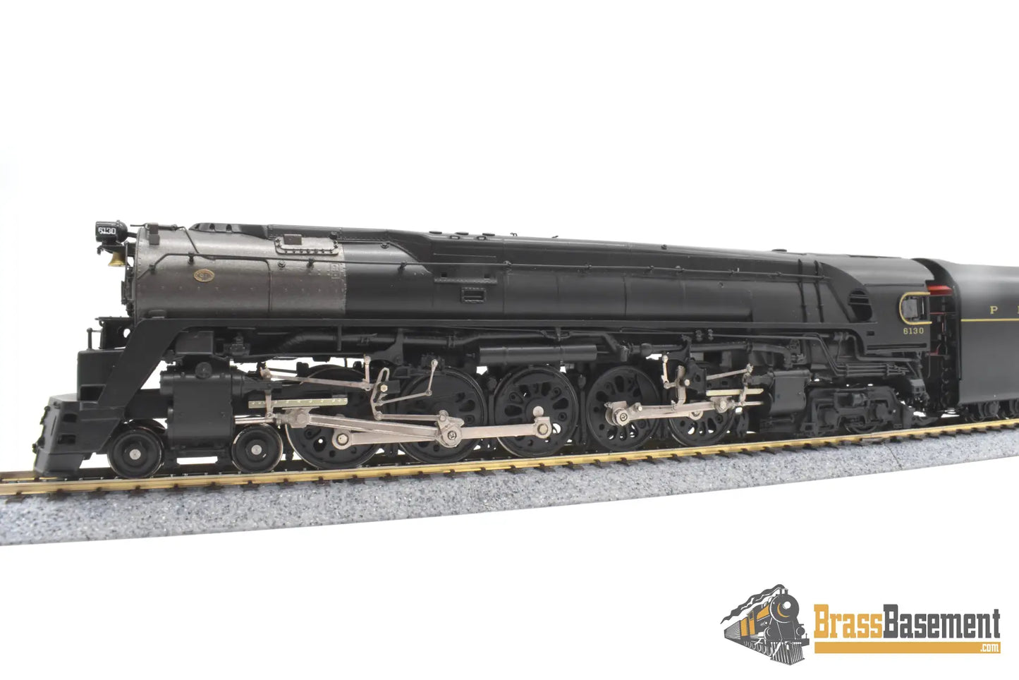 Ho Brass - Key Imports Custom Series 118 Pennsylvania Rr Prr Q-1 4-6-4-4 #6130 Fp Mint Steam