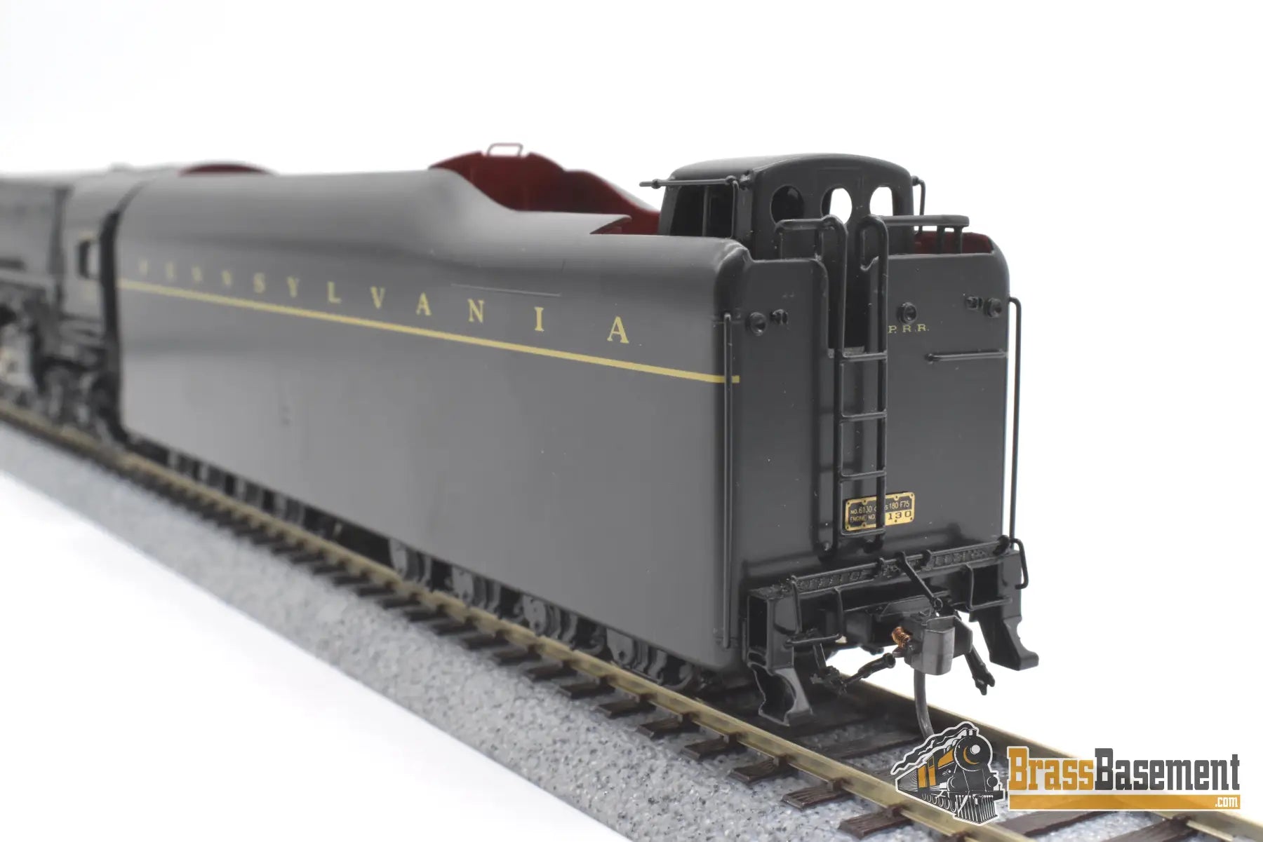 Ho Brass - Key Imports Custom Series 118 Pennsylvania Rr Prr Q-1 4-6-4-4 #6130 Fp Mint Steam