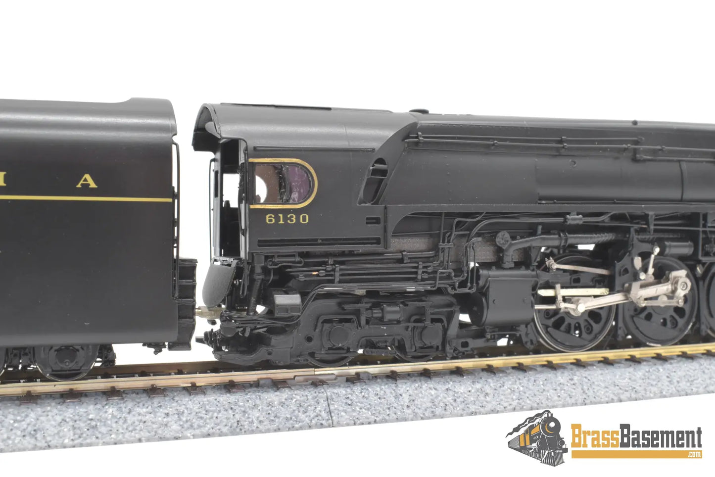 Ho Brass - Key Imports Custom Series 118 Pennsylvania Rr Prr Q-1 4-6-4-4 #6130 Fp Mint Steam